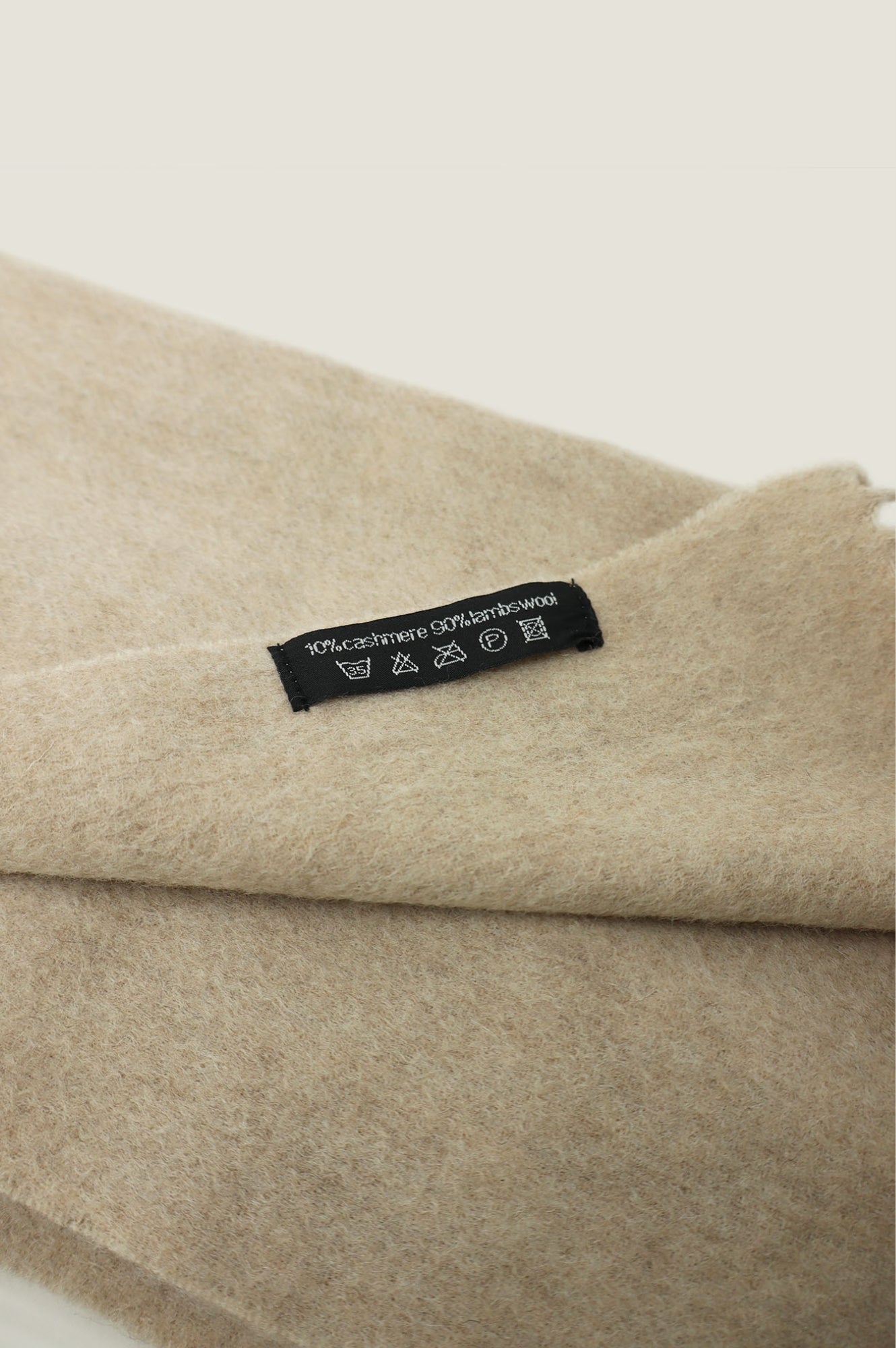 Soft Cream Wool Scarf for Women - Warm Winter Fashion Accessory - Perfect for Cold Weather, Outdoor Activities & Holiday Gifts