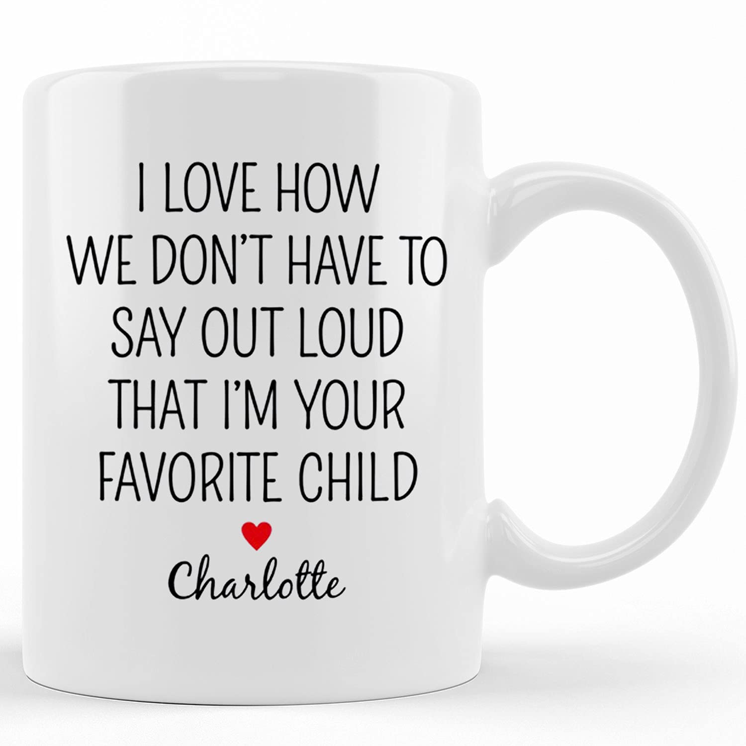 **Personalized Mom Coffee Mug - Custom Ceramic Tea Cup for Mother's Day, Wedding Gift from Daughter - Funny & Unique Gift for Tea & Coffee Lovers - Perfect for Home, Office & Special Occasions**