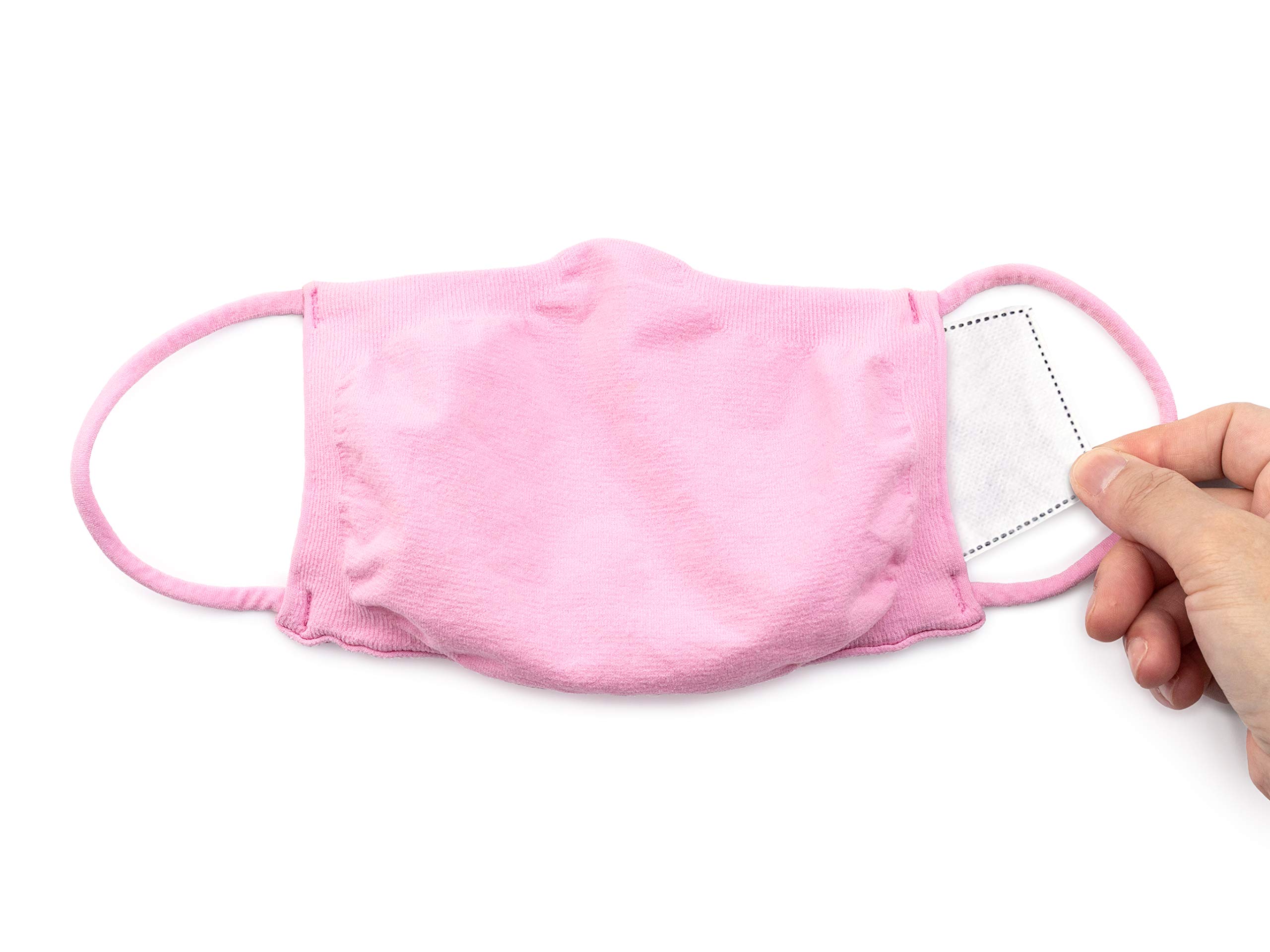 CoverOne Reusable Face Mask (Blush Pink) - Washable & Breathable for Daily Use, Travel, and Outdoor Activities