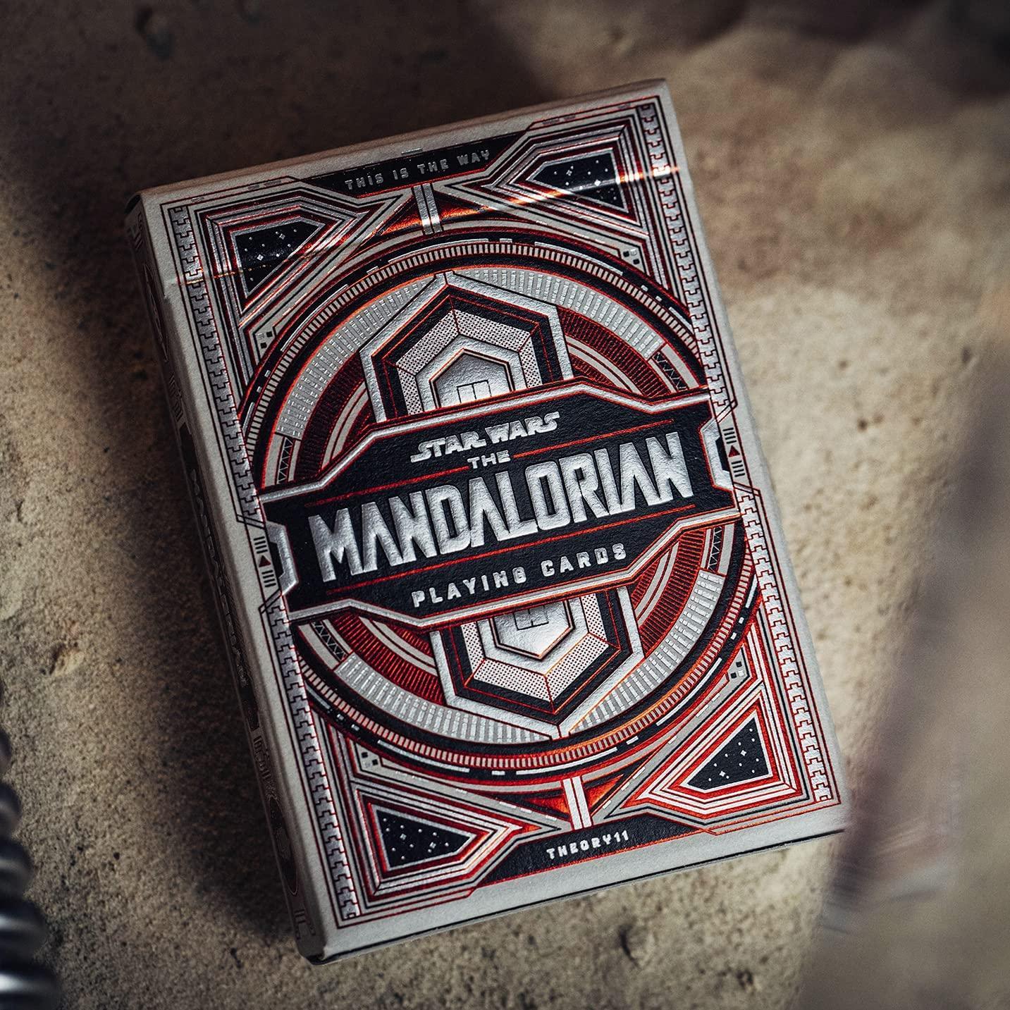 Premium Mandalorian Themed Playing Cards by Theory11 - Star Wars Collectible Deck for Card Games, Magic Tricks, and Gift Giving