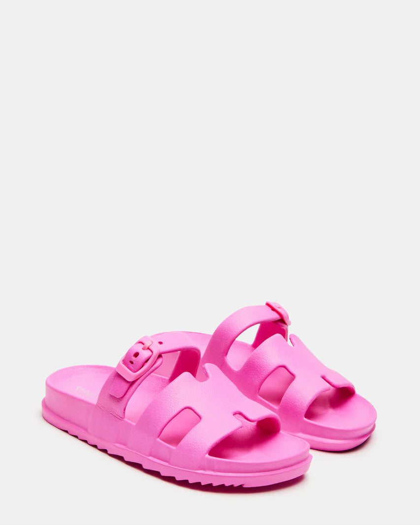Steve Madden Spirit Sandal for Girls - Comfortable Kids' Summer Sandals with Adjustable Straps | Perfect for Beach, Pool, and Outdoor Play