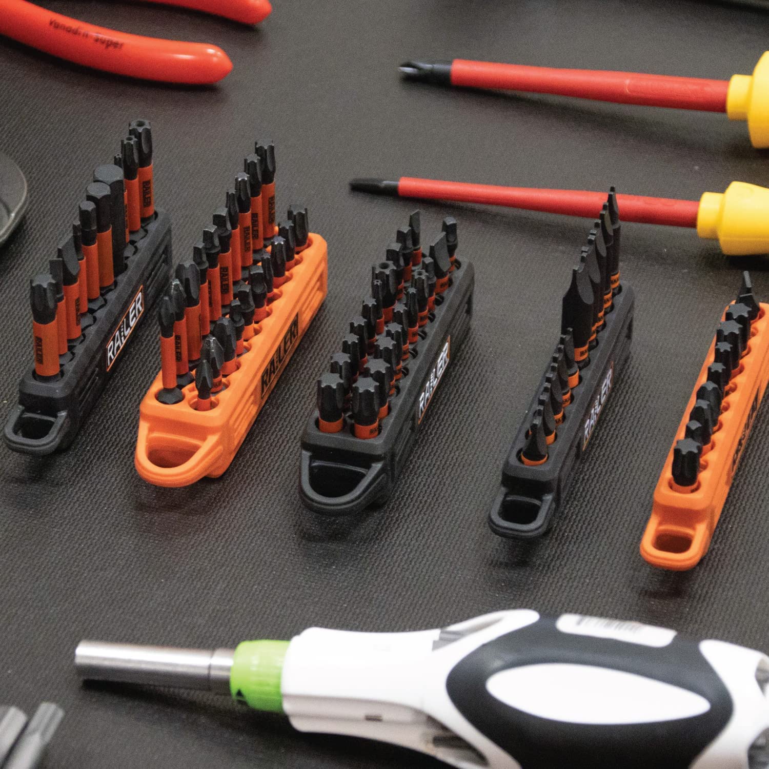 Premium S2 Steel Impact Driver Bit & Nut Driver Set for Electricians - Magnetic Bit Holder & Carabiner Included - Ideal for Electrical Work, DIY Projects, and Professional Toolkits