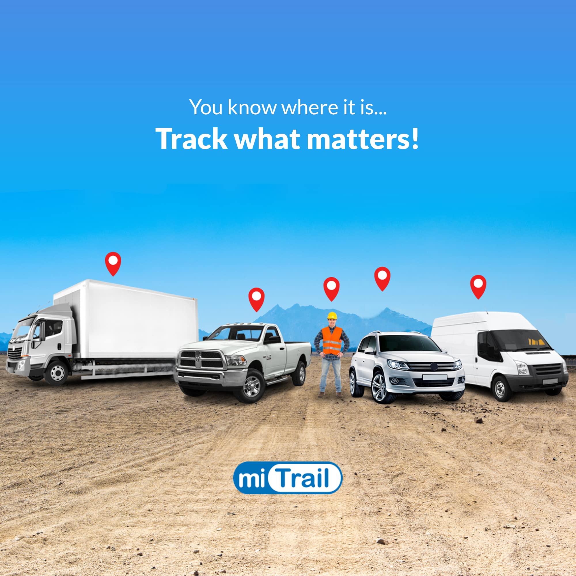 miTrail MVT-2020 4G LTE GPS Tracker for Vehicles - Waterproof, Real-Time Tracking for Cars, Trucks & RVs - US & Canada Coverage with 1-Year Warranty | Perfect for Fleet Management, Personal Vehicle Security & Road Trip Safety