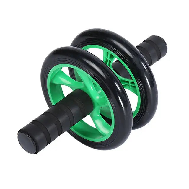 Double Wheel Ab Roller for Core Workouts - Abdominal Exercise Wheel for Home Gym & Fitness Training - Perfect for Abs, Back & Full Body Workout