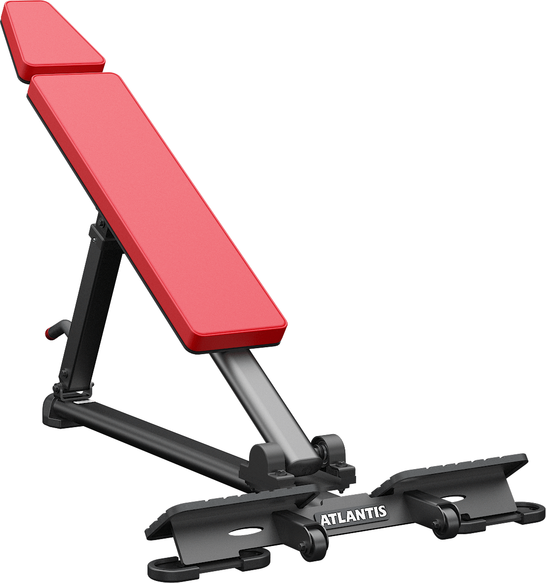 ATLANTIS Adjustable Long Incline Bench for Home Gym - Perfect for Strength Training, Chest Workouts & Full Body Exercises | Folding Weight Bench for Small Spaces