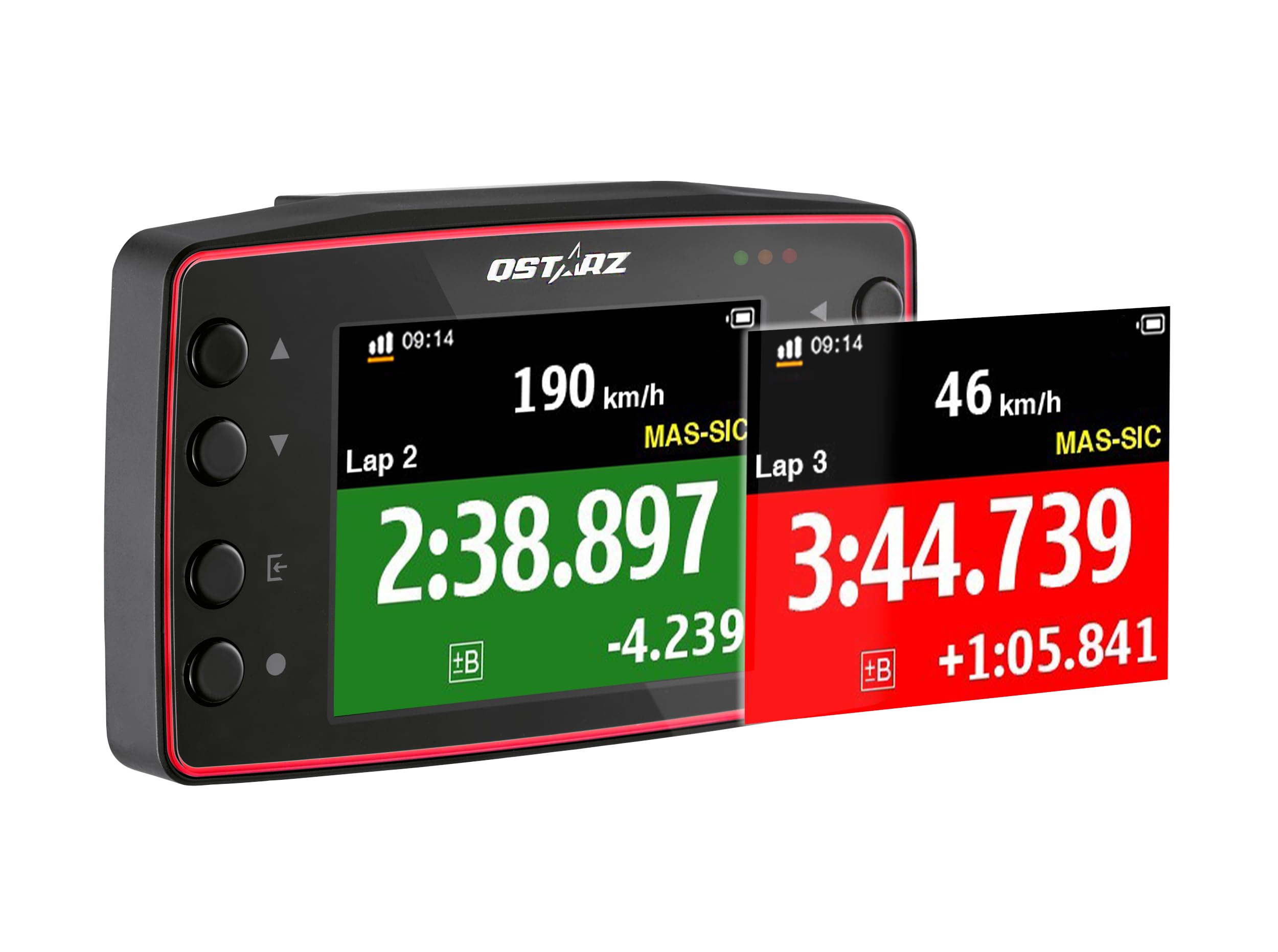 QSTARZ LT-8000S High Precision GPS Lap Timer - Professional Racing Chronometer for Motorsports, Track Days & Performance Driving