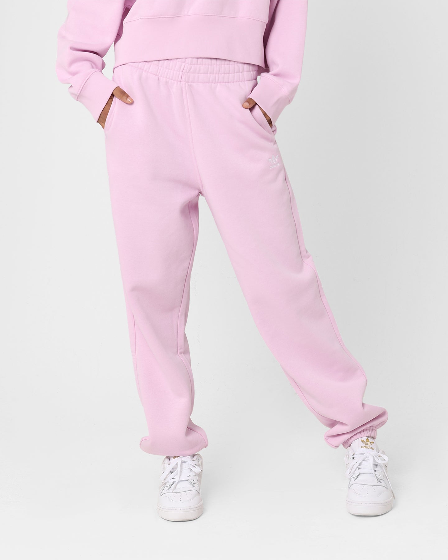 Adidas Women's Essentials Fleece Jogger Pants - Soft Comfortable Lounge Sweatpants for Running, Yoga & Casual Wear