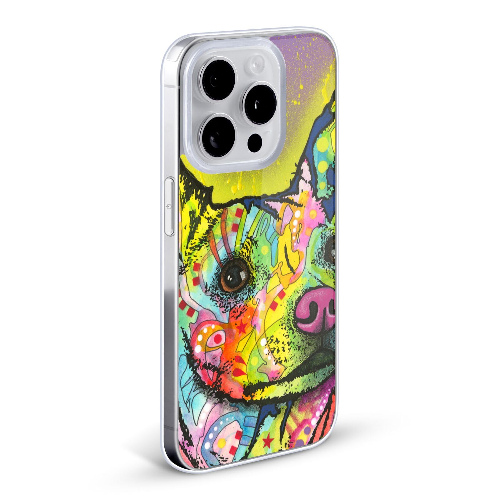 Officially Licensed Dean Russo Listening Dogs 3 Soft Gel Phone Case for Apple iPhone 11 Pro Max - Durable Protection with Artistic Design, Perfect for Everyday Use and Gift Giving