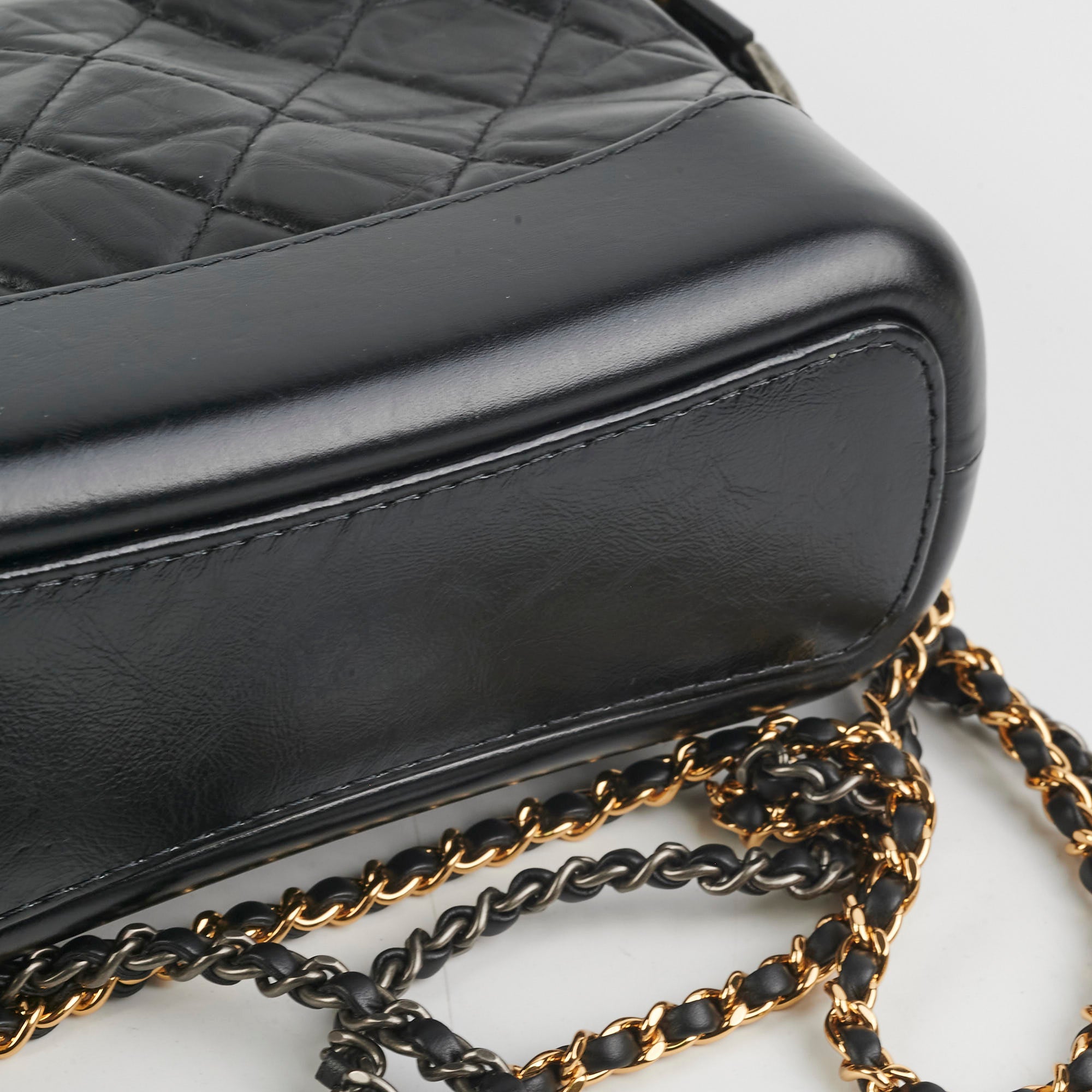 Chanel Small Gabrielle Black Leather Shoulder Bag - Luxury Designer Handbag for Women | Perfect for Work, Travel & Evening Events