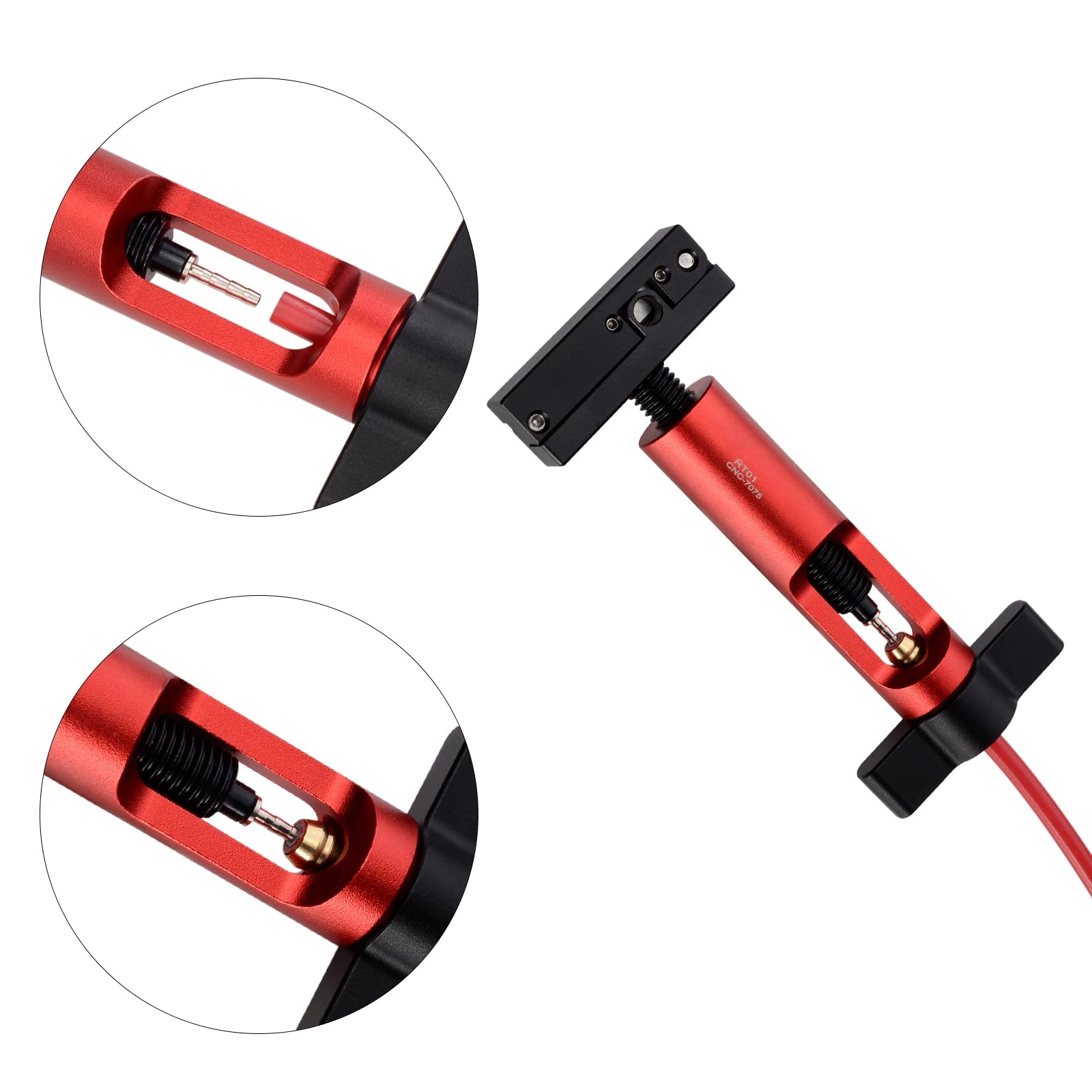 BESNIN 2-in-1 Bike Hydraulic Hose Cutter and Needle Insert Tool - Upgraded Fitting Insertion Tool for Brake Lines & Hydraulic Systems - Perfect for Bicycle Repair, Motorcycle Maintenance & DIY Hydraulic Projects