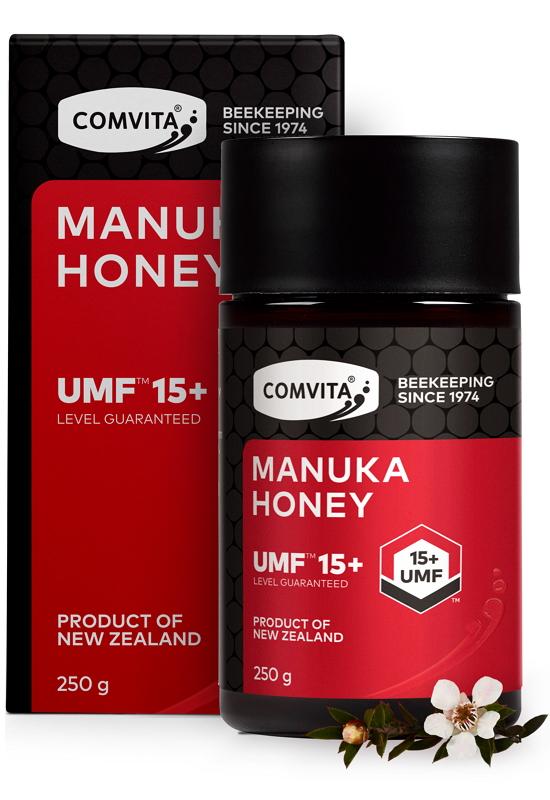 Comvita UMF 15+ Manuka Honey - Premium Raw New Zealand Honey for Immune Support, Digestion & Wellness - Perfect for Tea, Toast & Natural Remedies