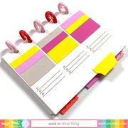 Waffle Flower Bullet List Stamp Set for Planner & Journaling | DIY Scrapbooking & Card Making Stamps