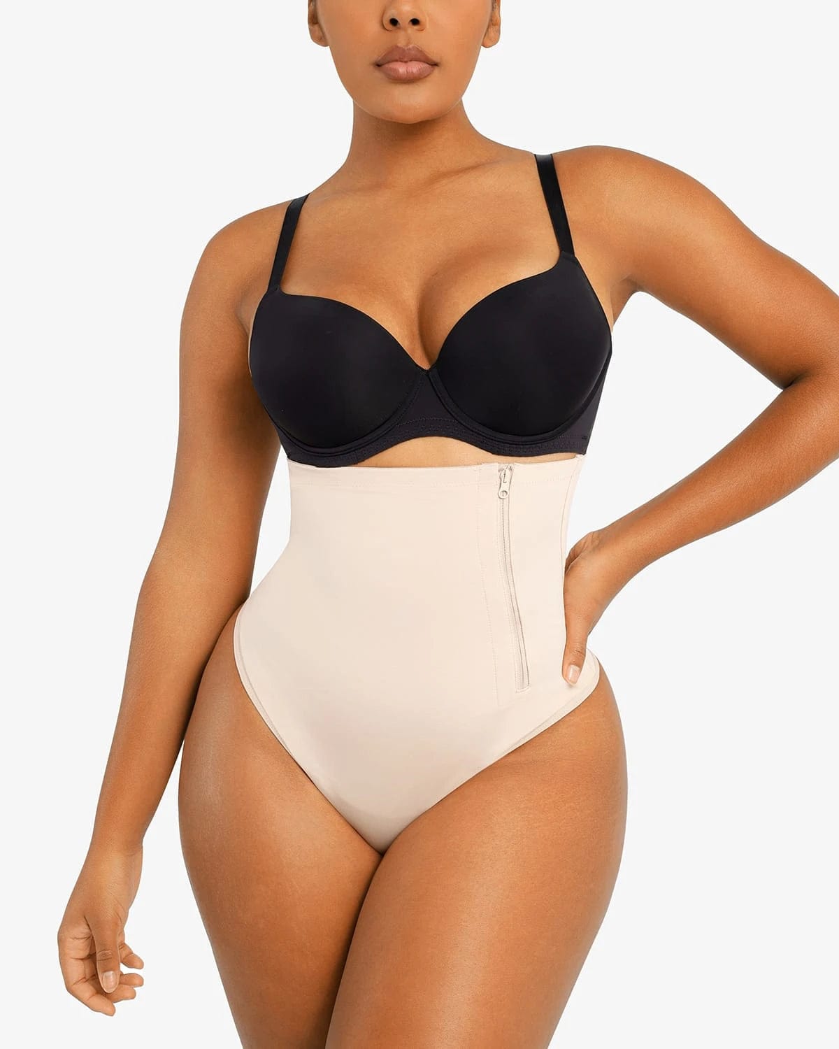 AirSlim® Side Zip Shaping Panty - High Waist Tummy Control Underwear for Women | Perfect for Workout, Yoga & Everyday Wear
