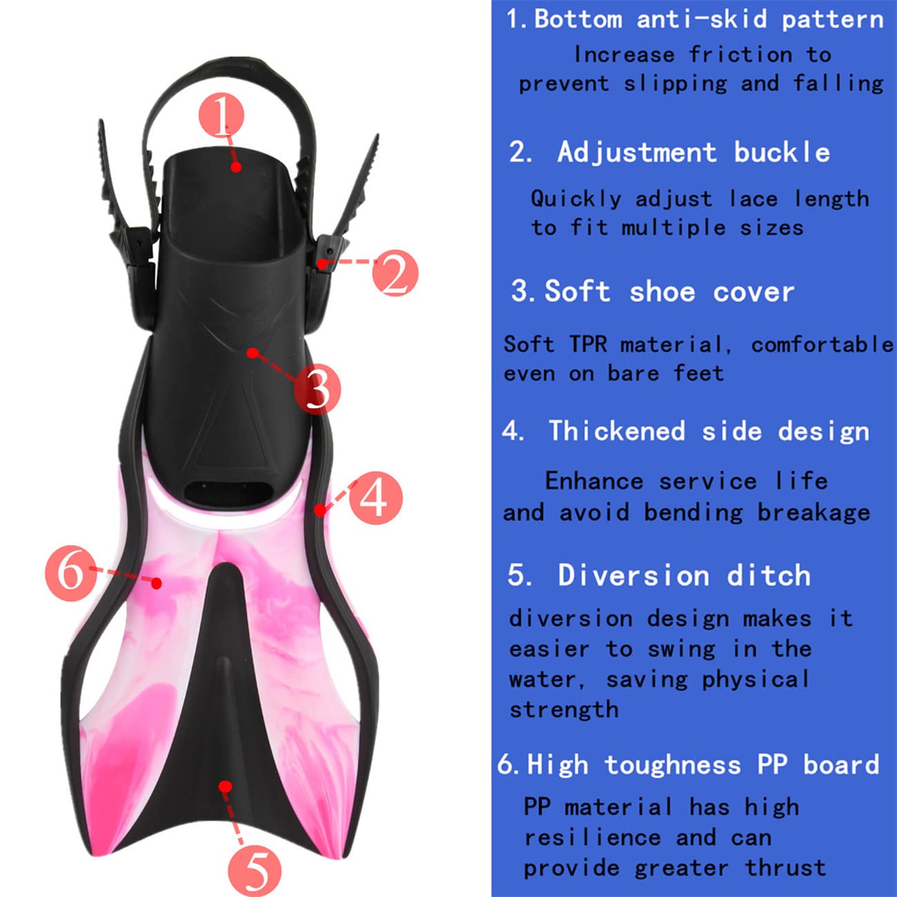 Kids Snorkel Set - Mask & Fins for Youth Diving & Swimming