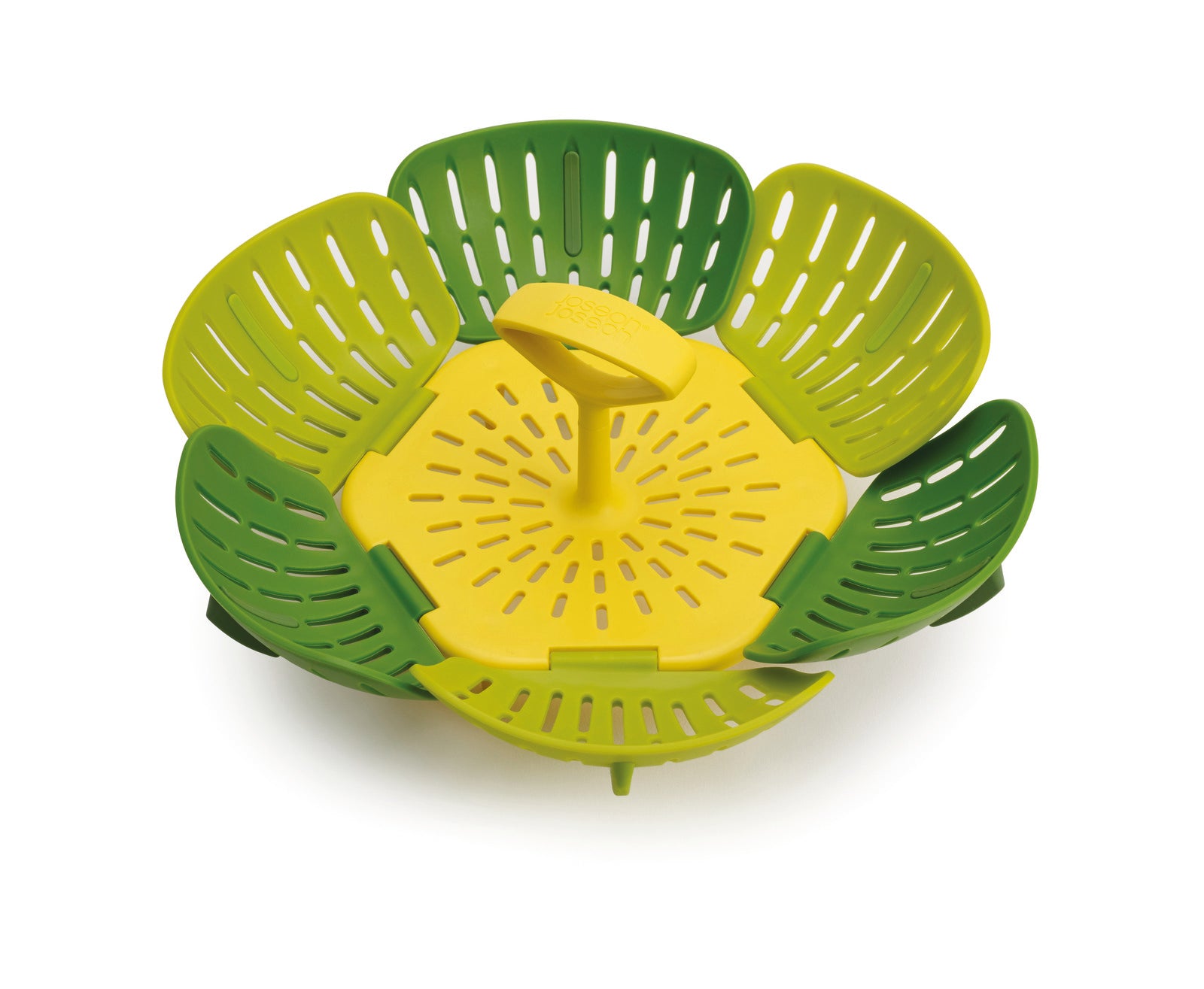 Bloom Folding Steamer Basket for Vegetables & Dumplings - Stainless Steel Collapsible Food Steamer for Healthy Cooking - Perfect for Stovetop, Instant Pot & Microwave Use