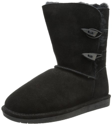 BEARPAW Women's Abigail Slip-On Winter Boots - Cozy & Comfortable Fashion Boots for Women in Multiple Colors | Perfect for Casual Outings, Work & Winter Activities