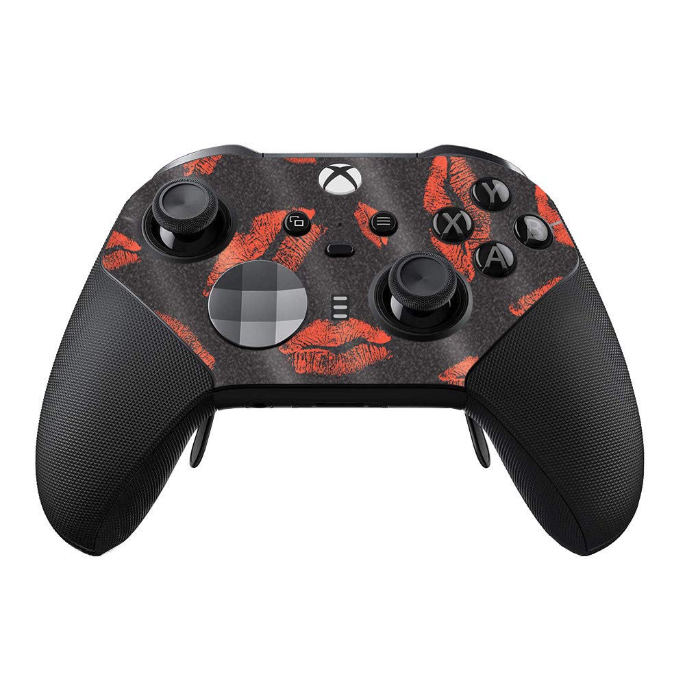 MightySkins Glossy Glitter Skin for Xbox Elite Series 2 Controller - Kiss Me Design | Protective & Durable High-Gloss Finish | Easy to Apply & Remove | Made in USA | Perfect for Gaming, Customization & Gift Giving