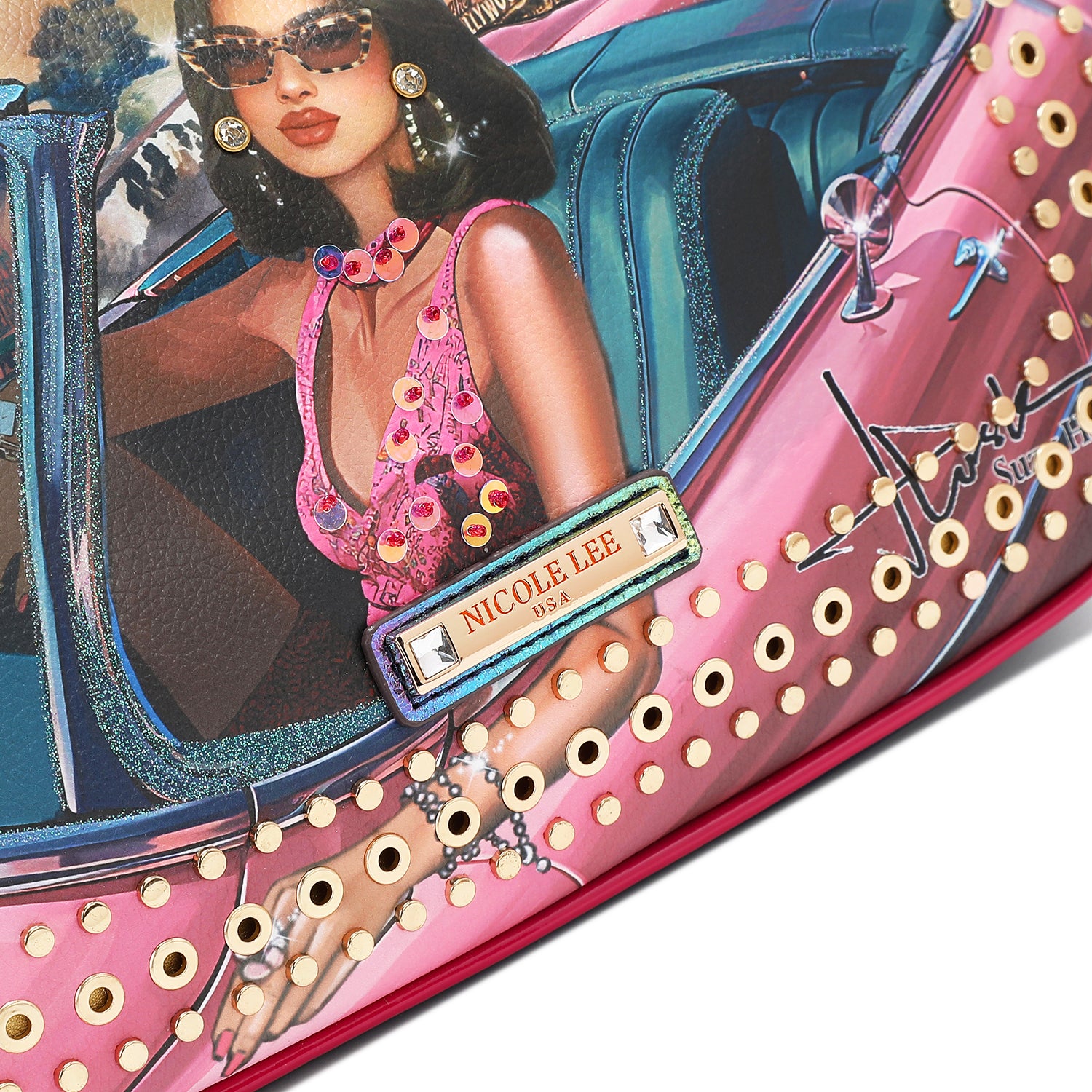 Hollywood Drive Shoulder Bag for Women - Stylish Crossbody Purse with Adjustable Strap, Perfect for Travel, Work & Everyday Use