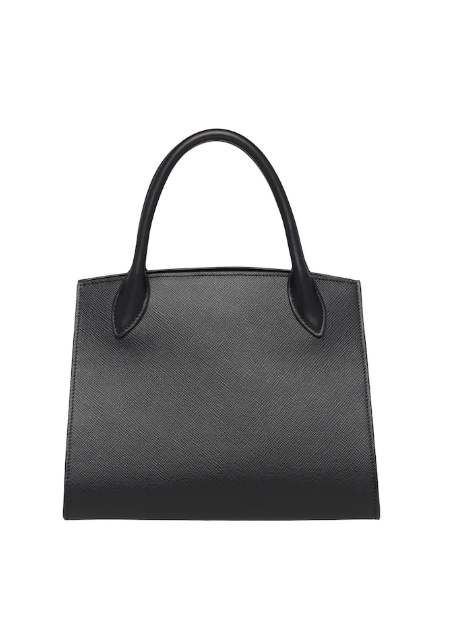 Prada Monochrome Saffiano Leather Handbag for Women - Luxurious Designer Tote Bag in Magnolia Pink | Perfect for Work, Travel & Everyday Use