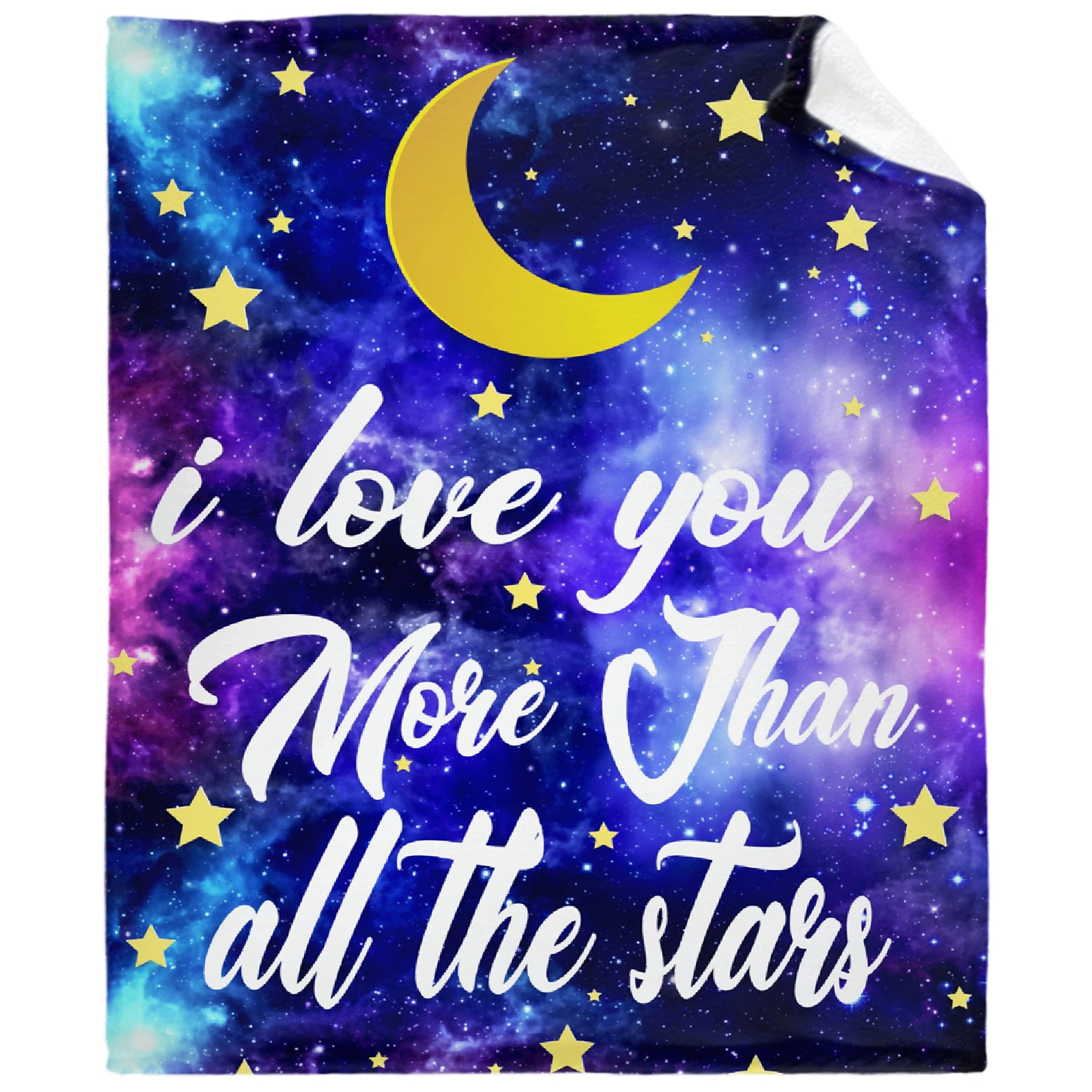 Soft Cozy Galaxy Fleece Throw Blanket - 120