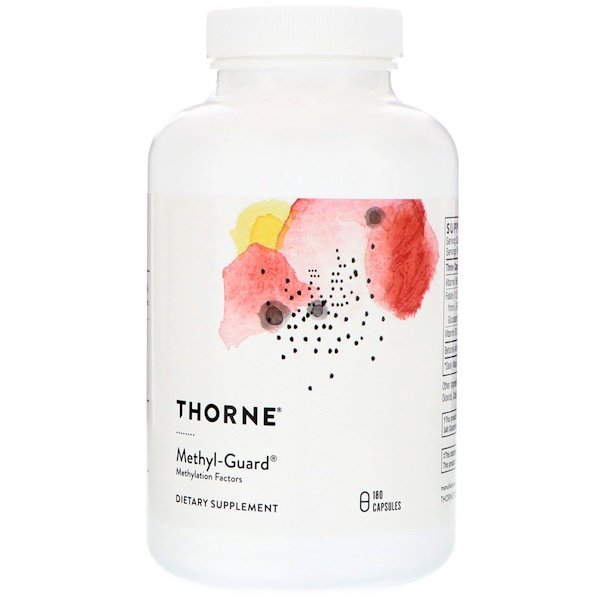 Thorne Methyl Guard 180 Capsules - Advanced Methylation Support Supplement with Active B Vitamins - Supports Heart Health, Cognitive Function & Energy Metabolism - Ideal for Daily Wellness & Detox Routine