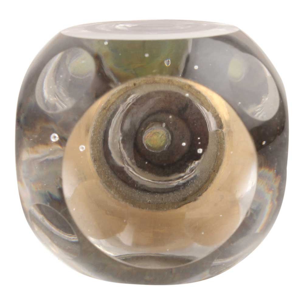 10 Pack Clear Glass Round Drawer Knobs - Premium Kitchen Cabinet Hardware & Dresser Pulls - Elegant Decorative Door Handles for Luxurious Furniture (Perfect for Home Renovation & DIY Projects)