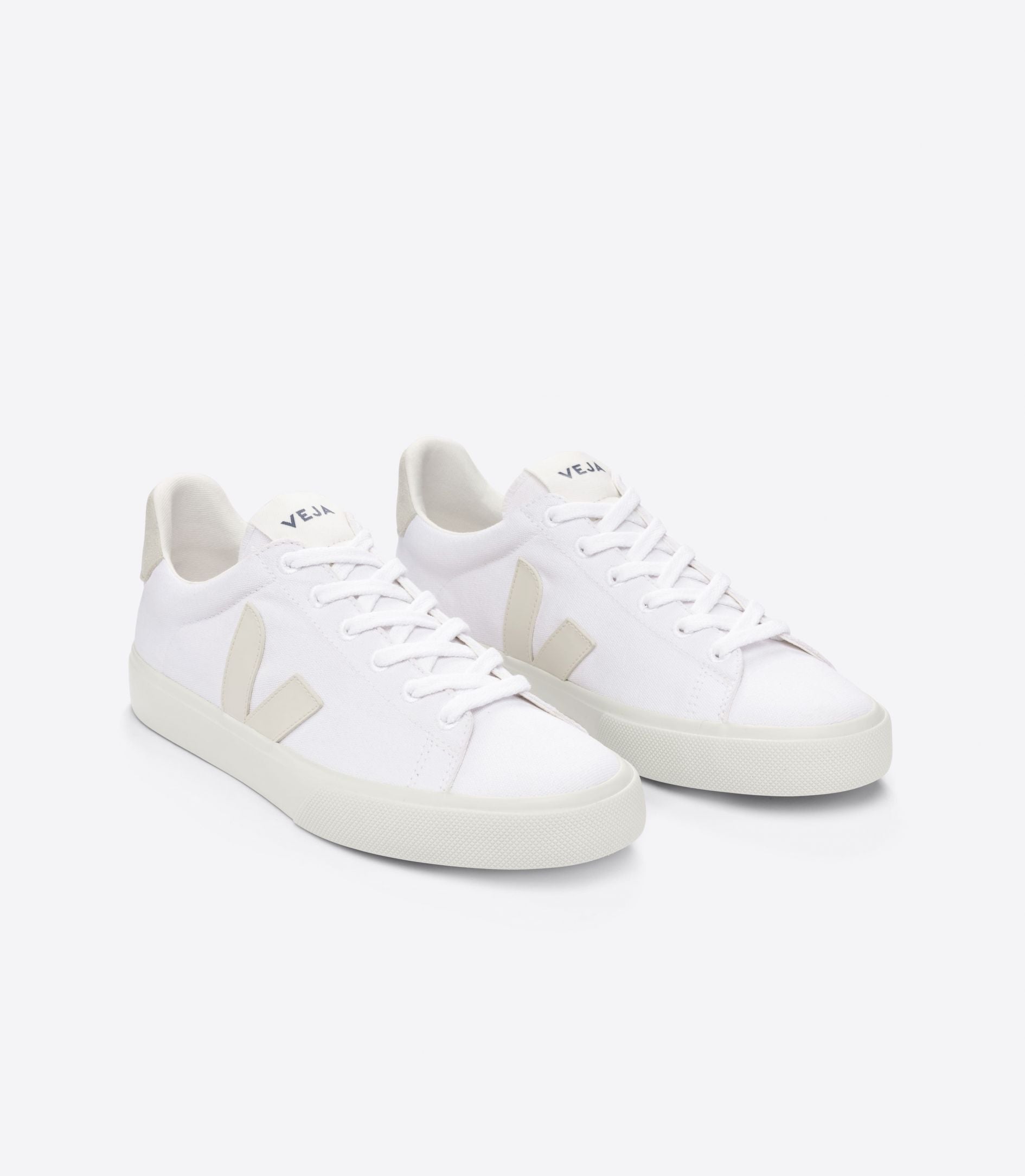 VEJA Campo White Leather Sneakers - Eco-Friendly Vegan Shoes for Men & Women | Perfect for Casual Wear, Work & Sustainable Fashion