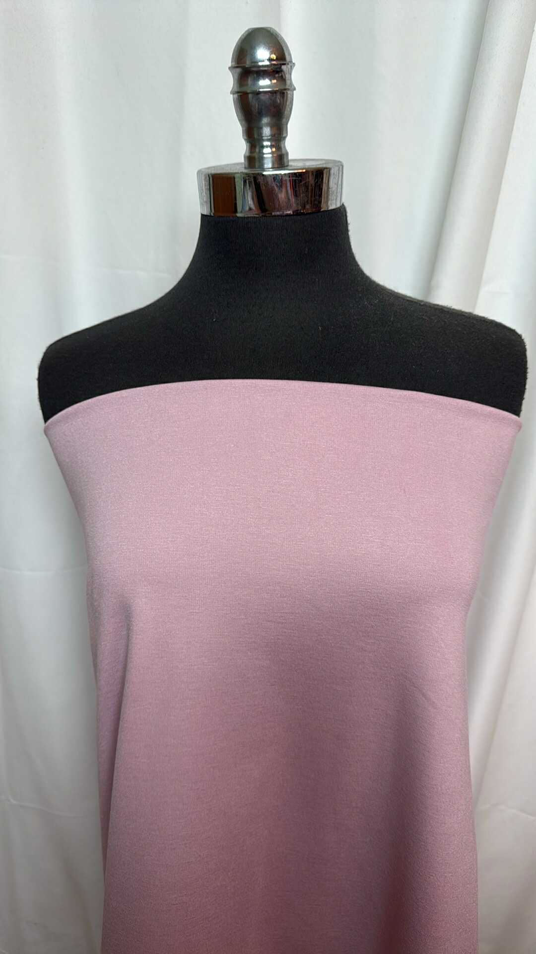 Dusty Lilac Nylon Ponte Fabric - 2 Yard Cut for Dressmaking, Skirts & DIY Fashion Projects | Premium Quality Material