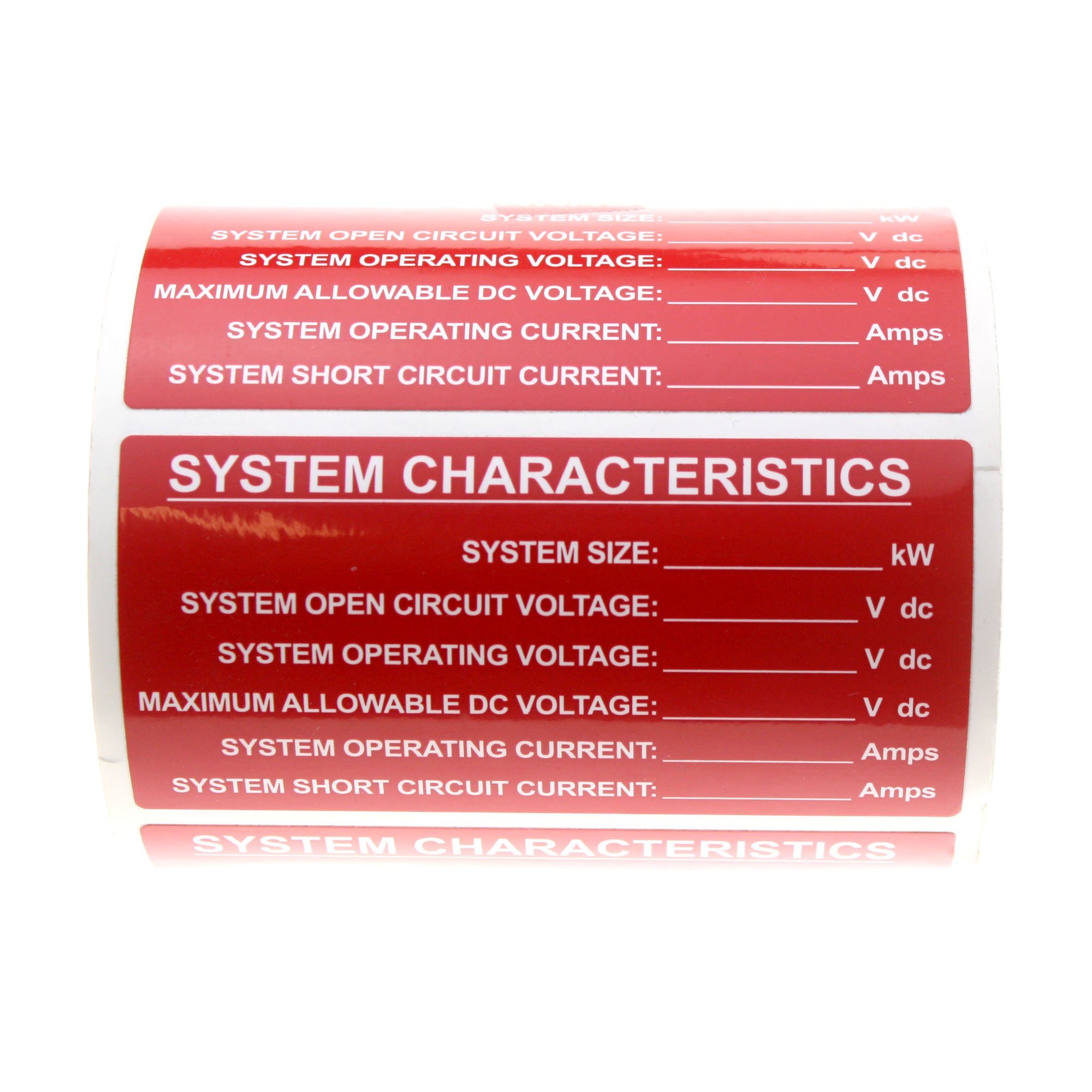 TE Connectivity PPF-62749-1 Solar System Vinyl Labels (100 Pack) - Weatherproof, Durable Identification for Solar Panels & Renewable Energy Systems - Perfect for Solar Panel Marking, Equipment Labeling & Electrical Safety Compliance