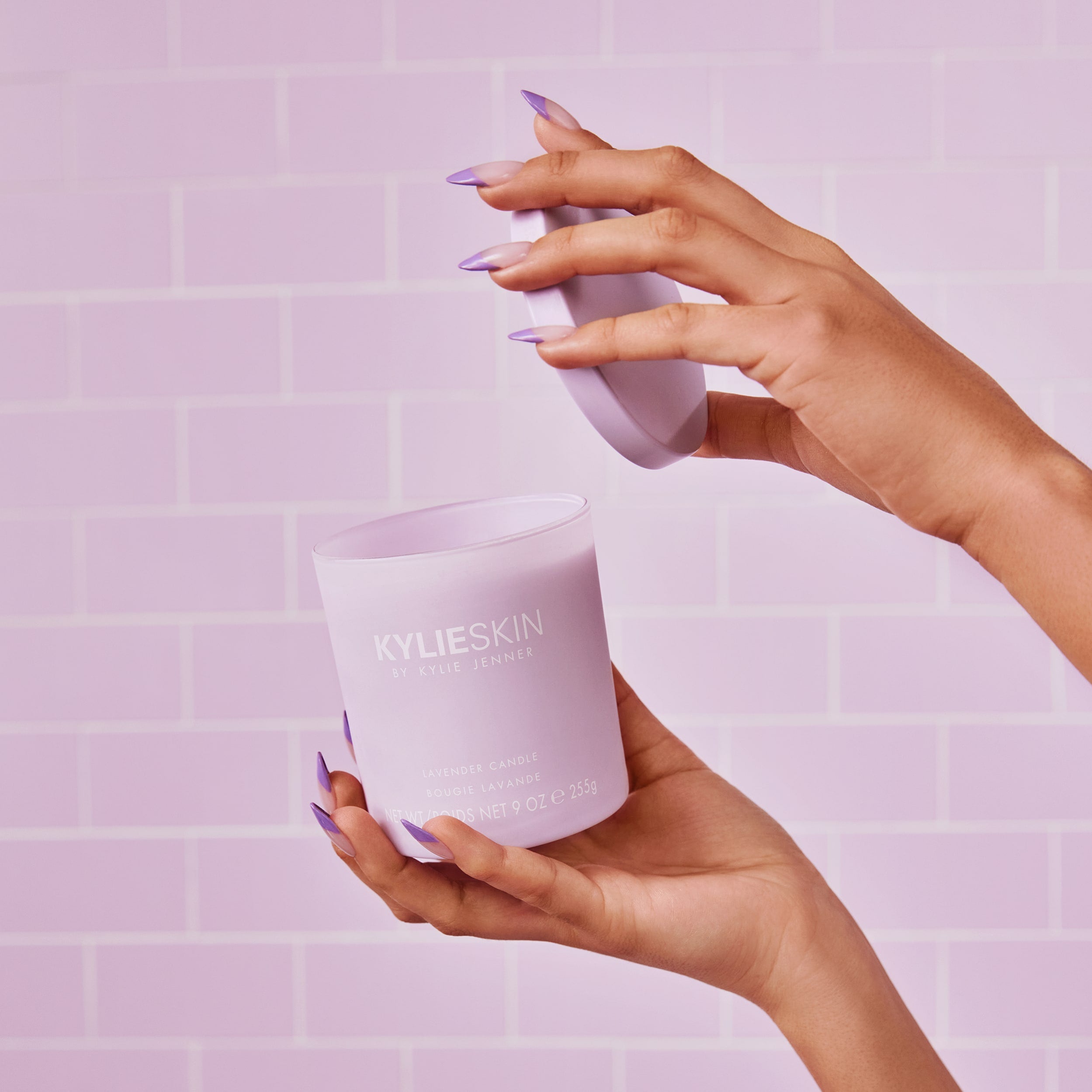 Lavender Scented Soy Wax Candle - Natural Aromatherapy for Relaxation & Stress Relief - Perfect for Bedroom, Bathroom & Meditation Spaces