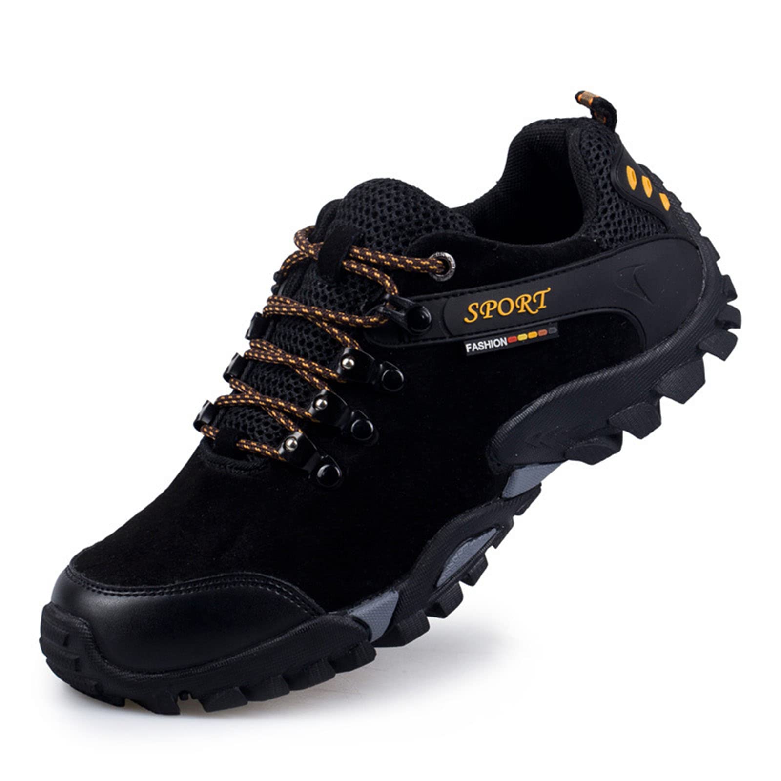LRMYMHY Men's Waterproof Hiking Boots - Lightweight Trekking & Mountaineering Shoes for Outdoor Adventures - Perfect for Trail Running, Camping & Backpacking
