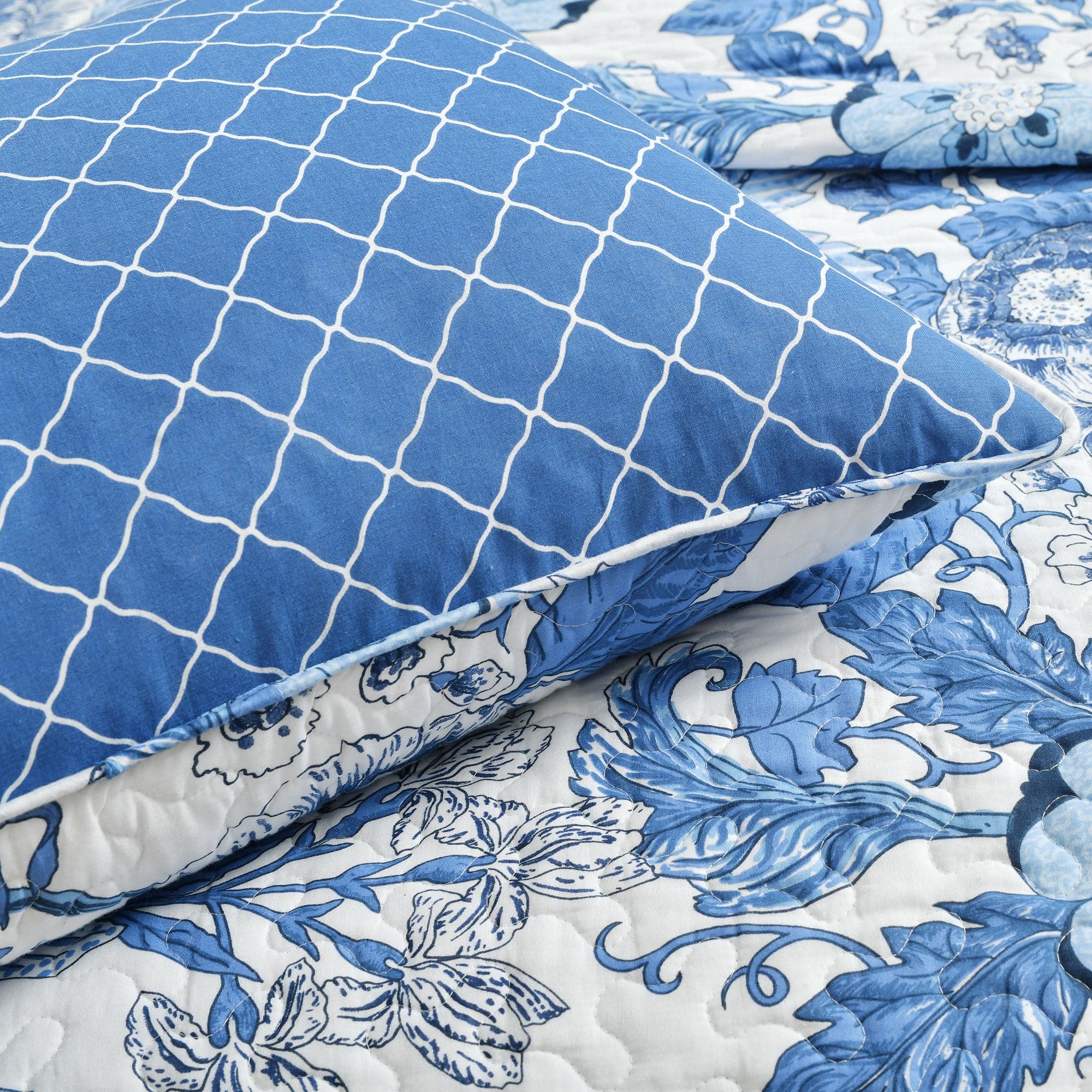 Premium Sydney 3-Piece Quilt Set - Soft Bedding Comforter with Matching Pillow Shams - Perfect for Master Bedroom, Guest Room & Cozy Home Decor