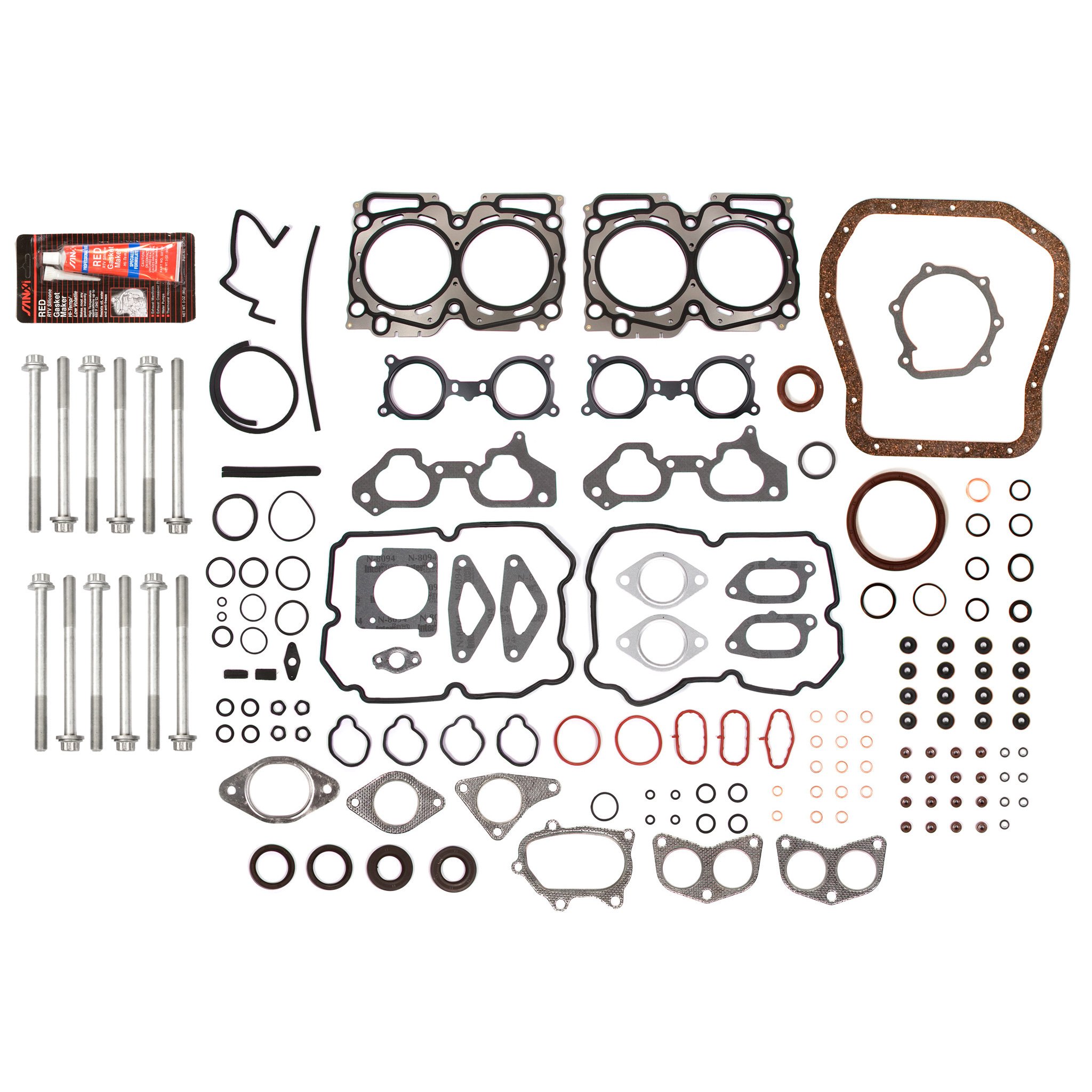 MA-4216954540 Full Gasket Set - Intake & Exhaust Valves Compatible with 2004-2006 Subaru Turbo 2.5L DOHC EJ255 Engine - Perfect for Engine Rebuild & Performance Upgrades
