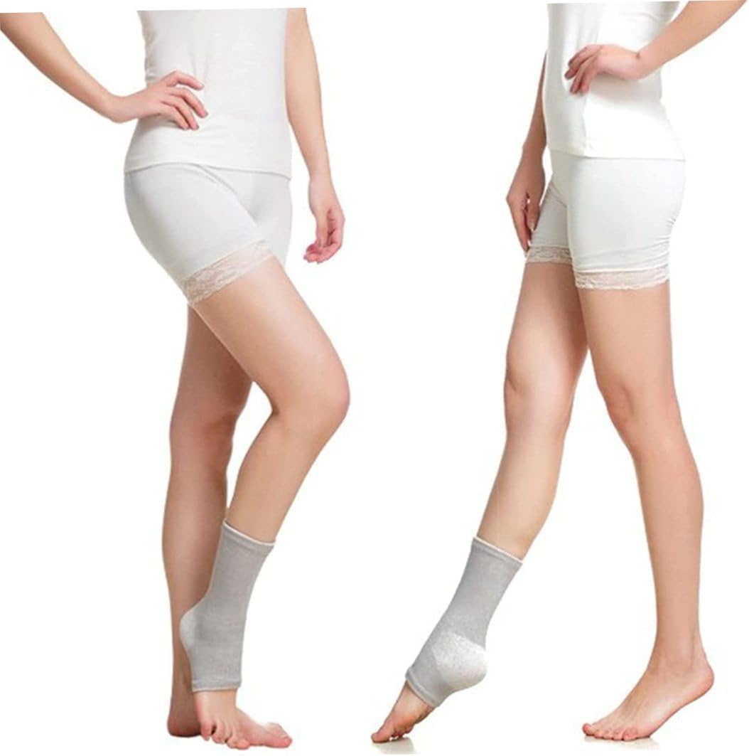 Bamboo Compression Foot Sleeves & Ankle Support Socks - Breathable, Moisture-Wicking for Plantar Fasciitis, Neuropathy & Post-Surgery Recovery - Ideal for Running, Hiking & Daily Comfort