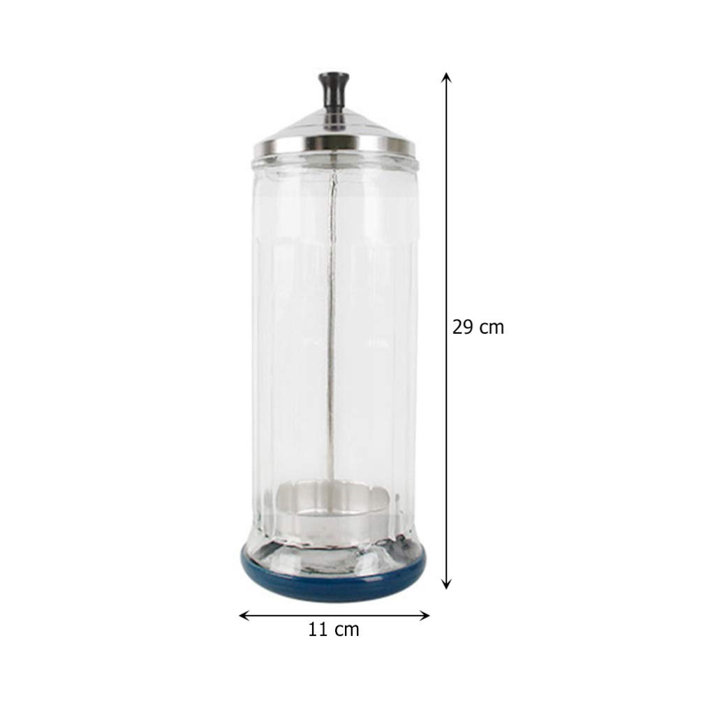 Lurrose Disinfecting Jar - Salon & Barber Sterilizer Bottle for Hair & Manicure Tools - UV Sterilization Cup for Beauty Tools - Perfect for Salon, Barber Shop & Home Use