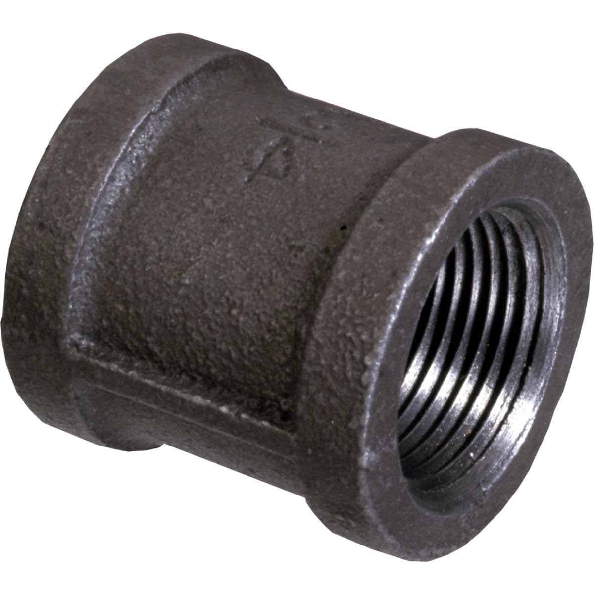 Southland 521-207HN 1-1/2 Inch Black Right Hand Pipe Couplings - Heavy Duty Plumbing Fittings for Water, Gas & Industrial Pipe Connections