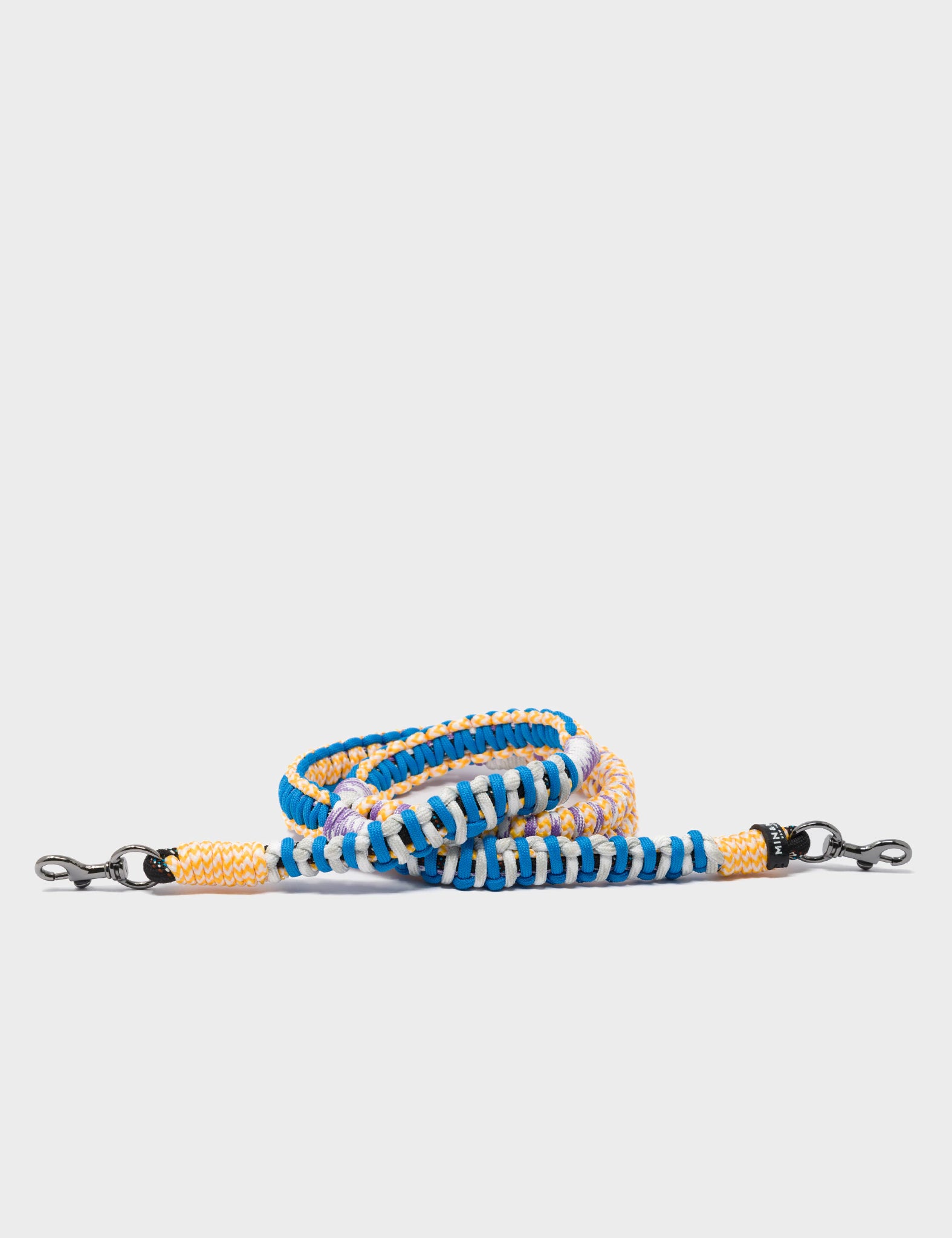 Detachable Shoulder Strap - Yellow & Blue Handwoven Paracord for Hiking, Camping & Outdoor Adventures | Durable & Adjustable