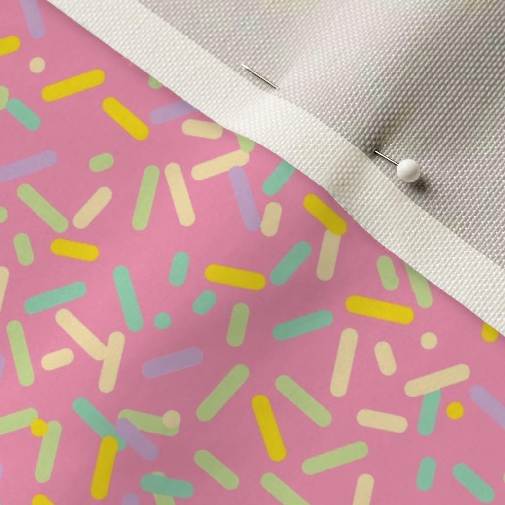 Strawberry Cupcake Donut Dessert Print Velvet Fabric by The Yard - Upholstery, Home Decor & Apparel Material - Perfect for DIY Projects, Curtains, Pillows & Clothing