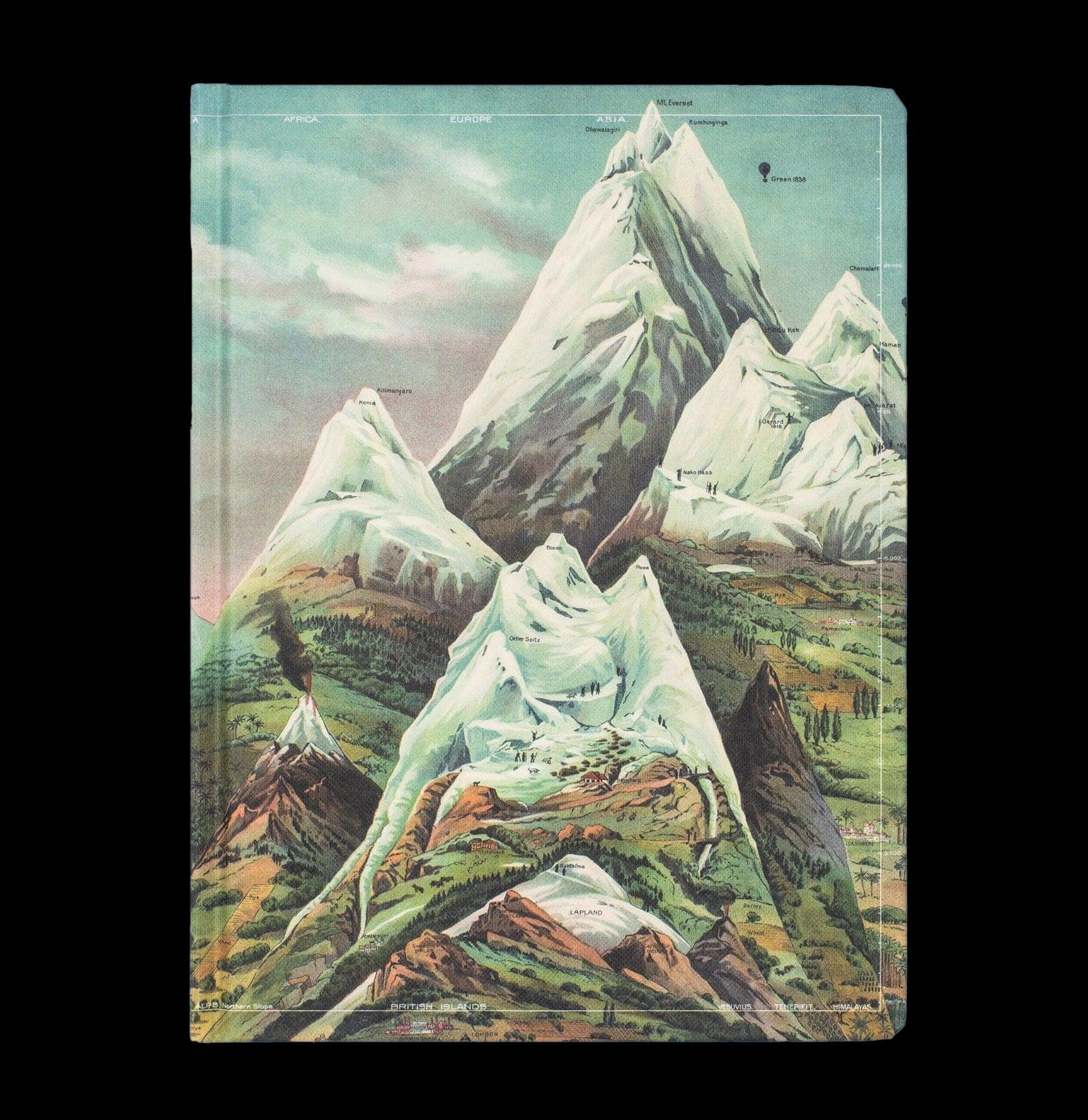 Premium Ascending Regions Hardcover Journal - Lined Notebook for Travel, Writing & Sketching - Perfect Gift for Writers & Artists