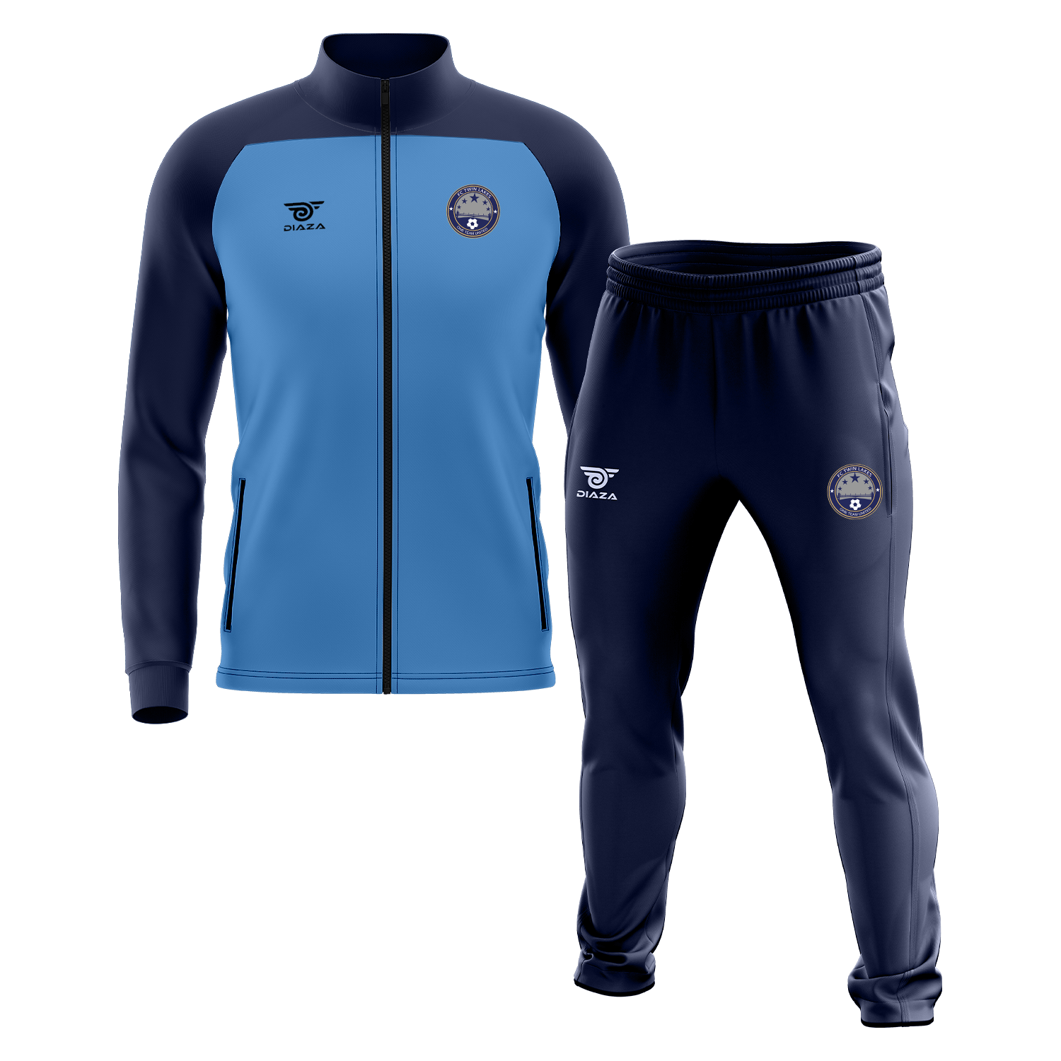 FC Twin Lakes Tracksuit - Men's & Women's Athletic Jogging Suit Set with Hoodie & Pants | Perfect for Gym, Running, Yoga & Casual Wear