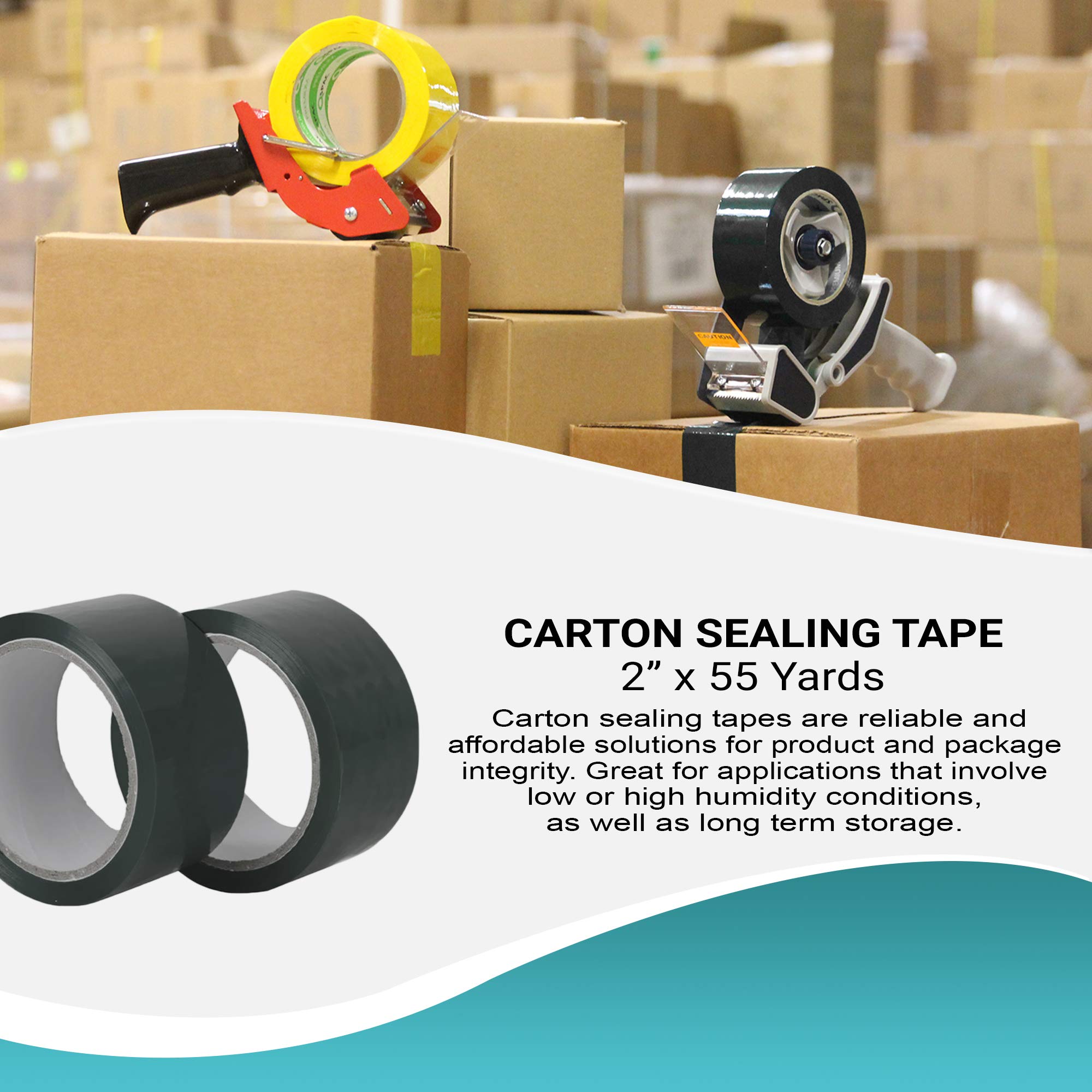 APQ 36 Rolls Heavy Duty Carton Sealing Tape 2