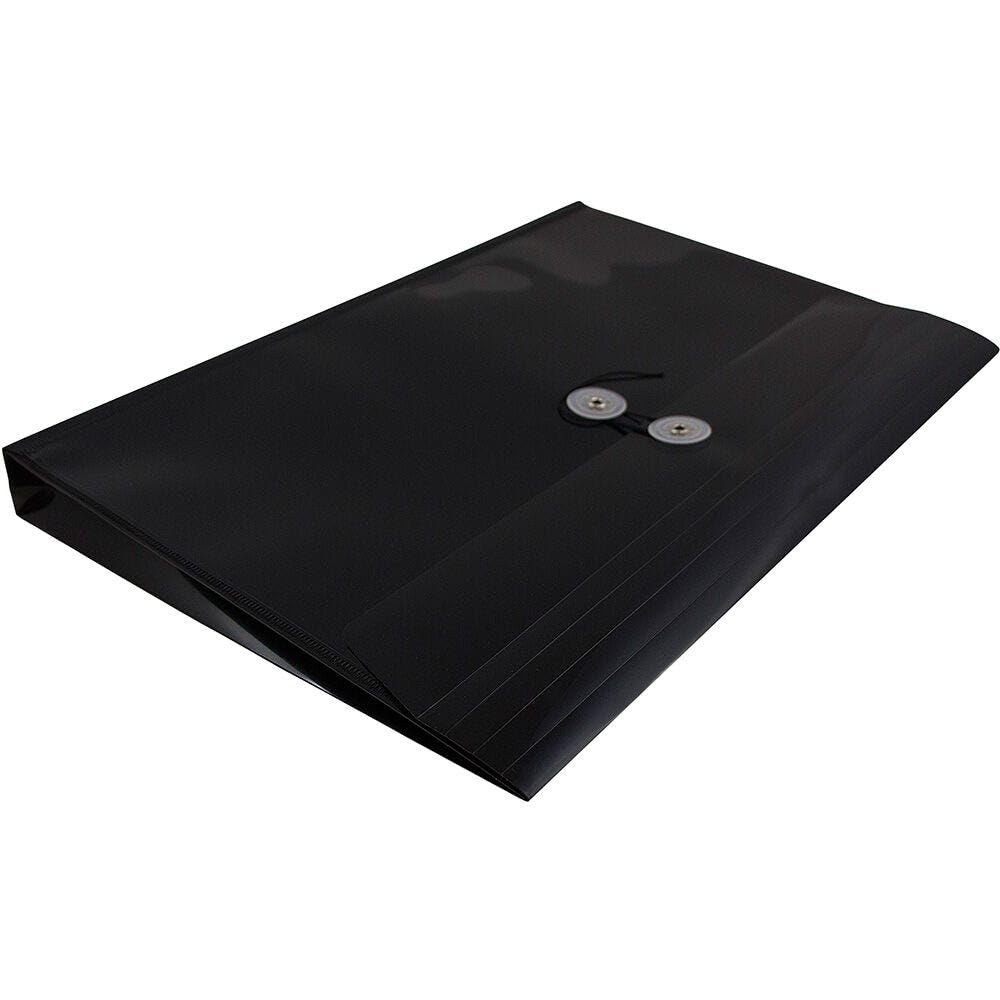 Plastic Envelopes with Button & String Closure - 9.75x14.5