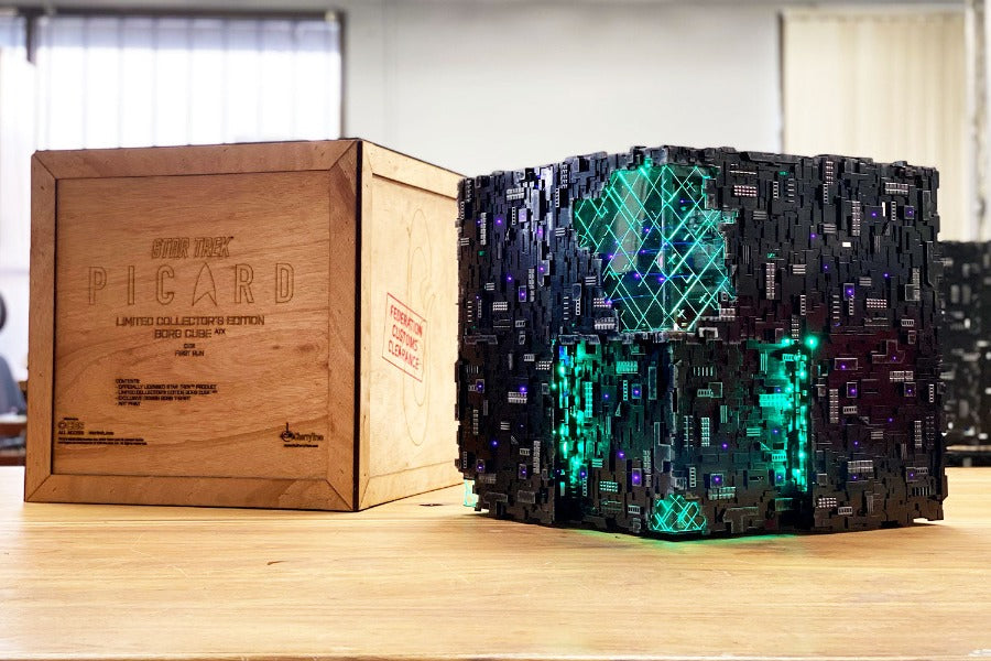 Star Trek: Picard Borg Cube ATX PC Case - Themed Gaming Computer Tower for Sci-Fi Fans | Perfect for Star Trek Collectors & PC Builders | Home Office & Gaming Setup