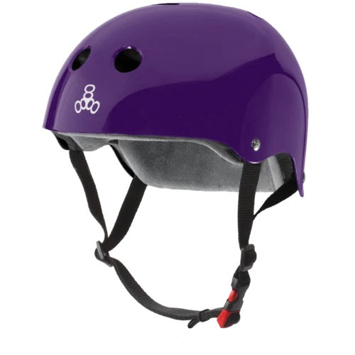 Triple 8 Certified Sweatsaver Helmet - Skateboard, Bike & Scooter Safety Gear for Kids & Adults - Perfect for Skate Parks, BMX Riding & Urban Commuting