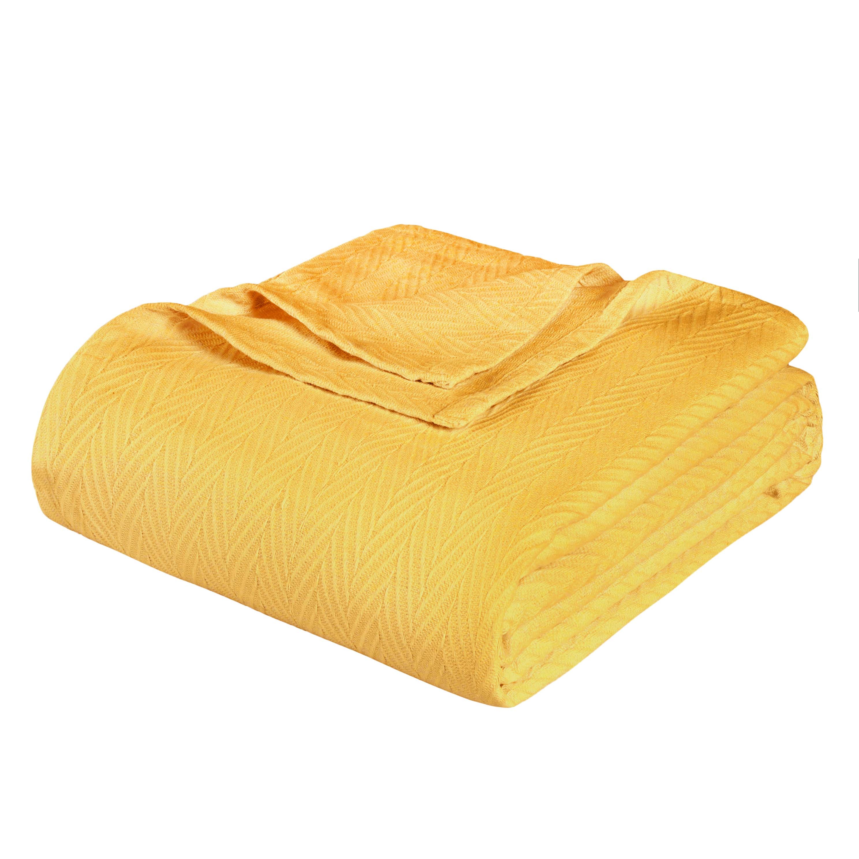 Soft All-Season Chevron Cotton Bed Blanket & Sofa Throw - Cozy Home Decor for Living Room, Bedroom, and Travel