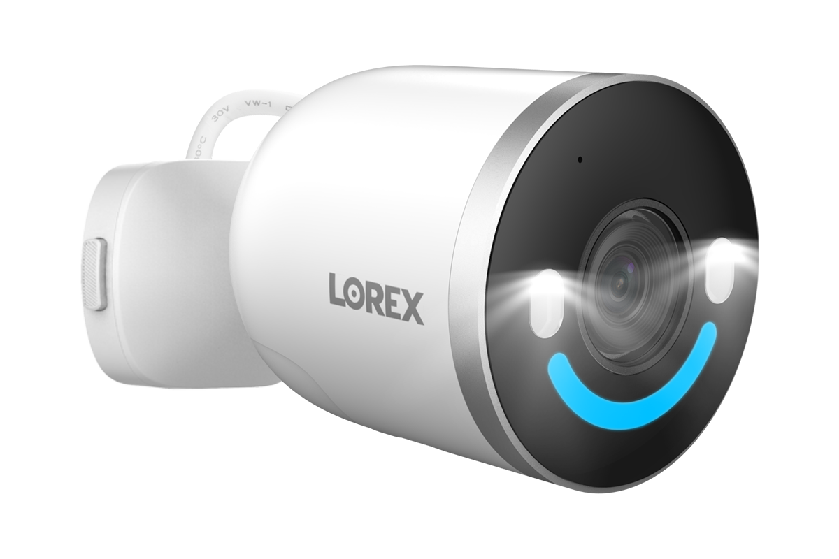 Lorex 4K Ultra HD Smart Security Camera with Wi-Fi 6, Color Night Vision & Spotlight - Indoor/Outdoor Wireless Surveillance Camera with Cloud Storage - Perfect for Home Security, Baby Monitoring & Business Protection