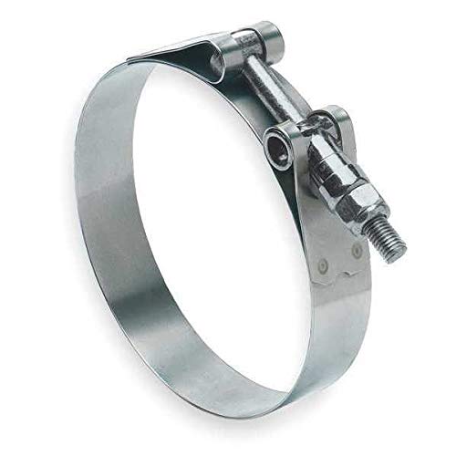 Stainless Steel Hose Clamp 6-1/2 to 6-13/16 Inch SAE650 (Pack of 5) - Heavy Duty Clamps for Automotive, Marine & Industrial Applications