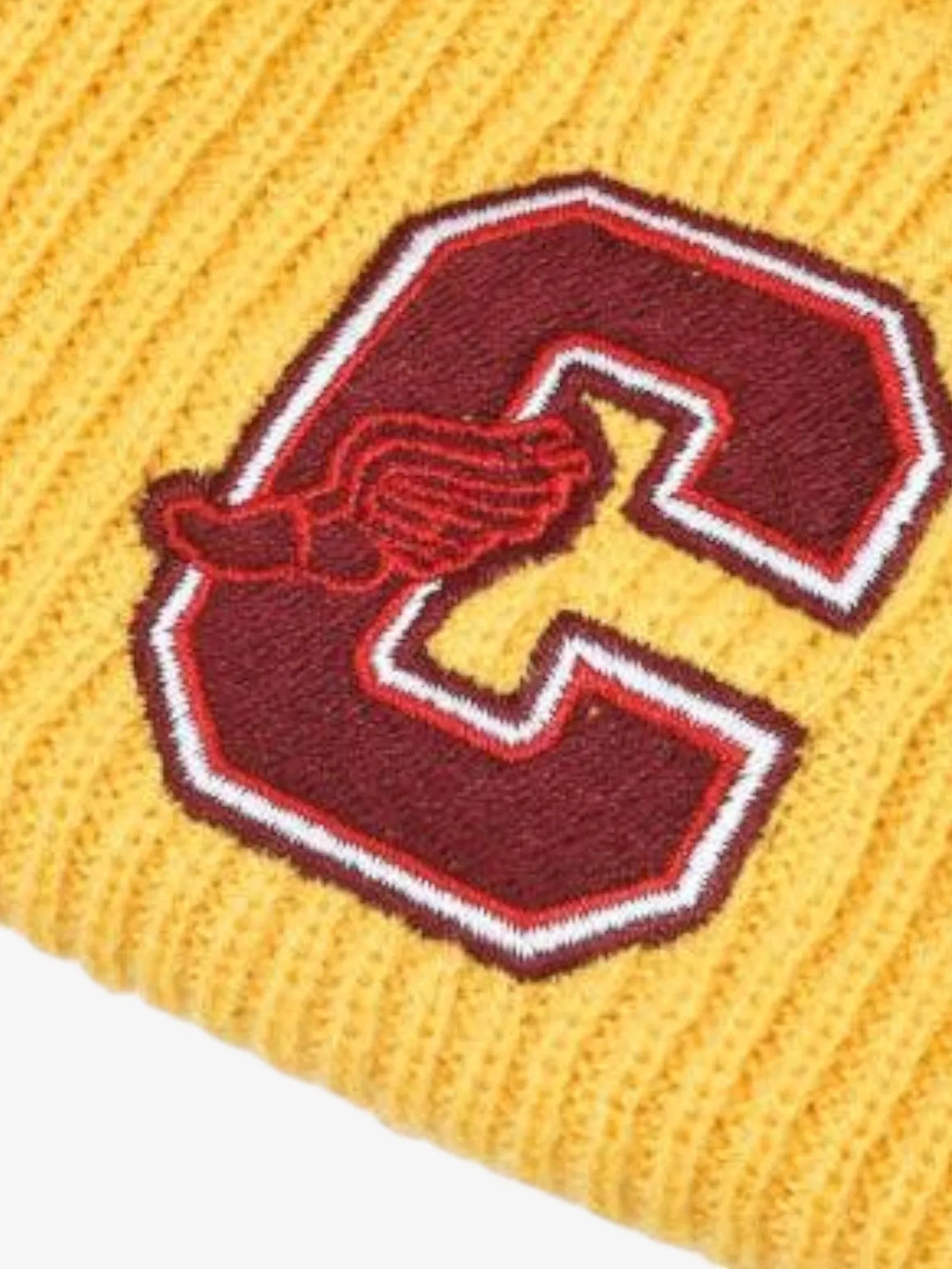 Champion Cuffed Beanie Hat for Men & Women - Yellow Knit Winter Cap for Cold Weather, Outdoor Sports & Casual Wear