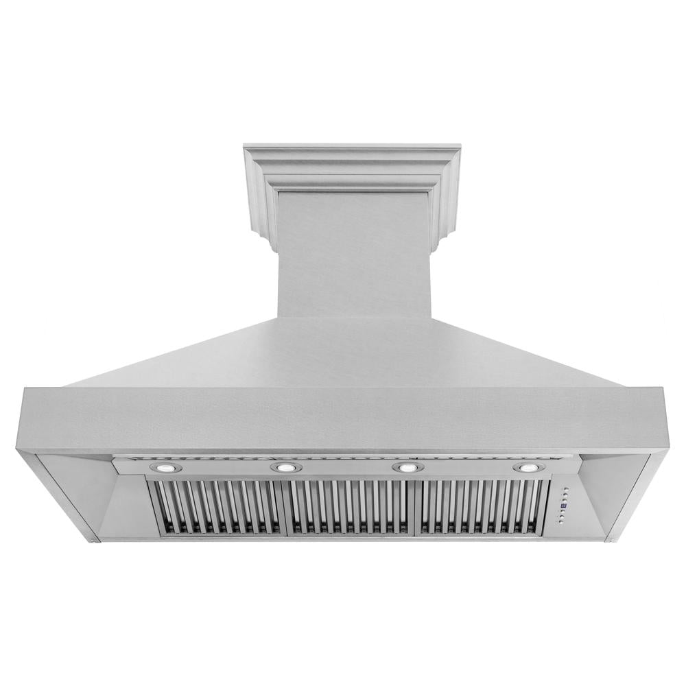 ZLINE 48 Inch Professional Kitchen Package - Stainless Steel Dual Fuel Range & Convertible Vent Hood | Perfect for Home Chefs & Modern Kitchens