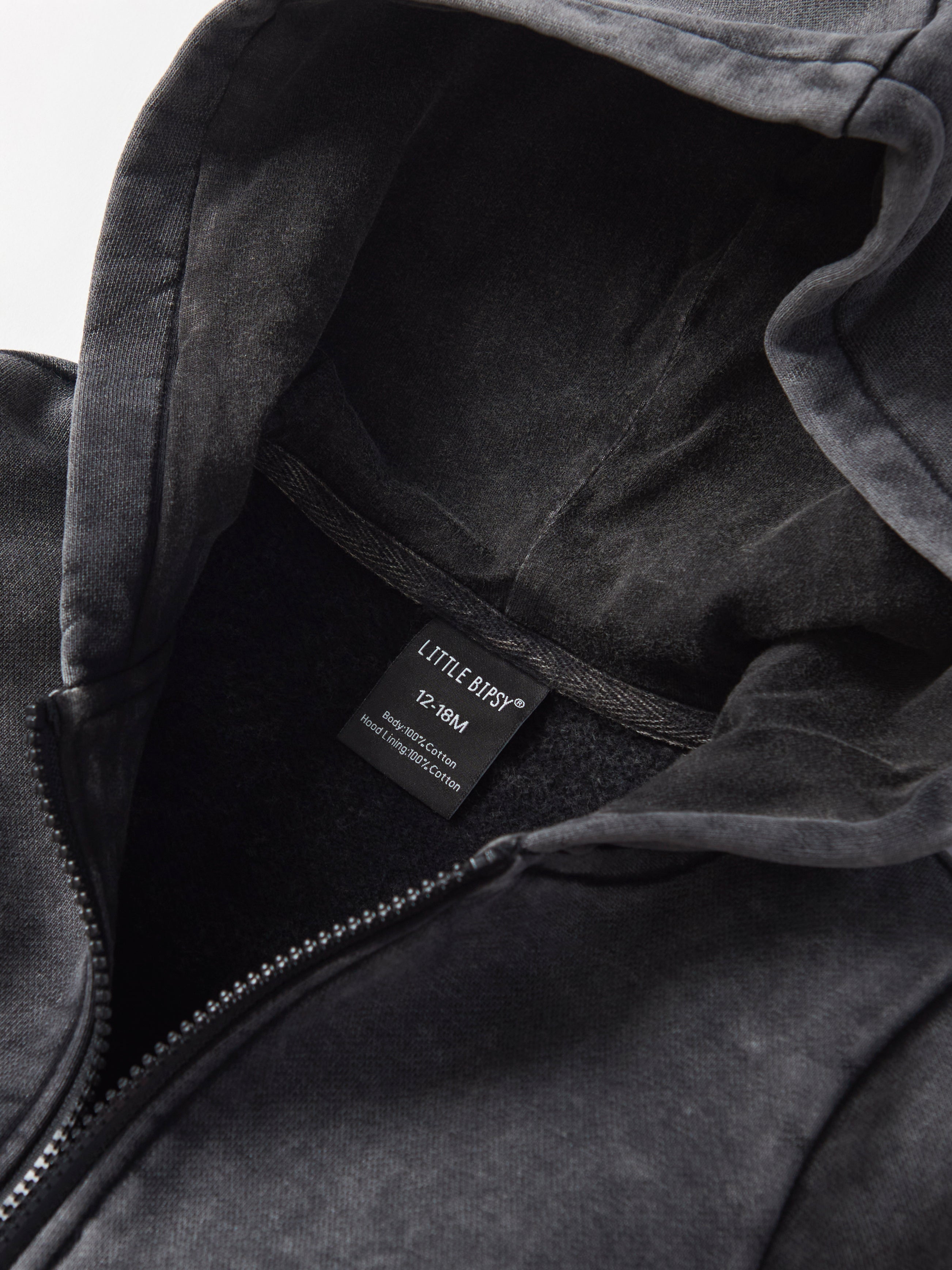 Acid Wash Zip Hoodie for Men & Women | Black Distressed Pullover Jacket | Streetwear Fashion, Casual Outfit, Gym Wear